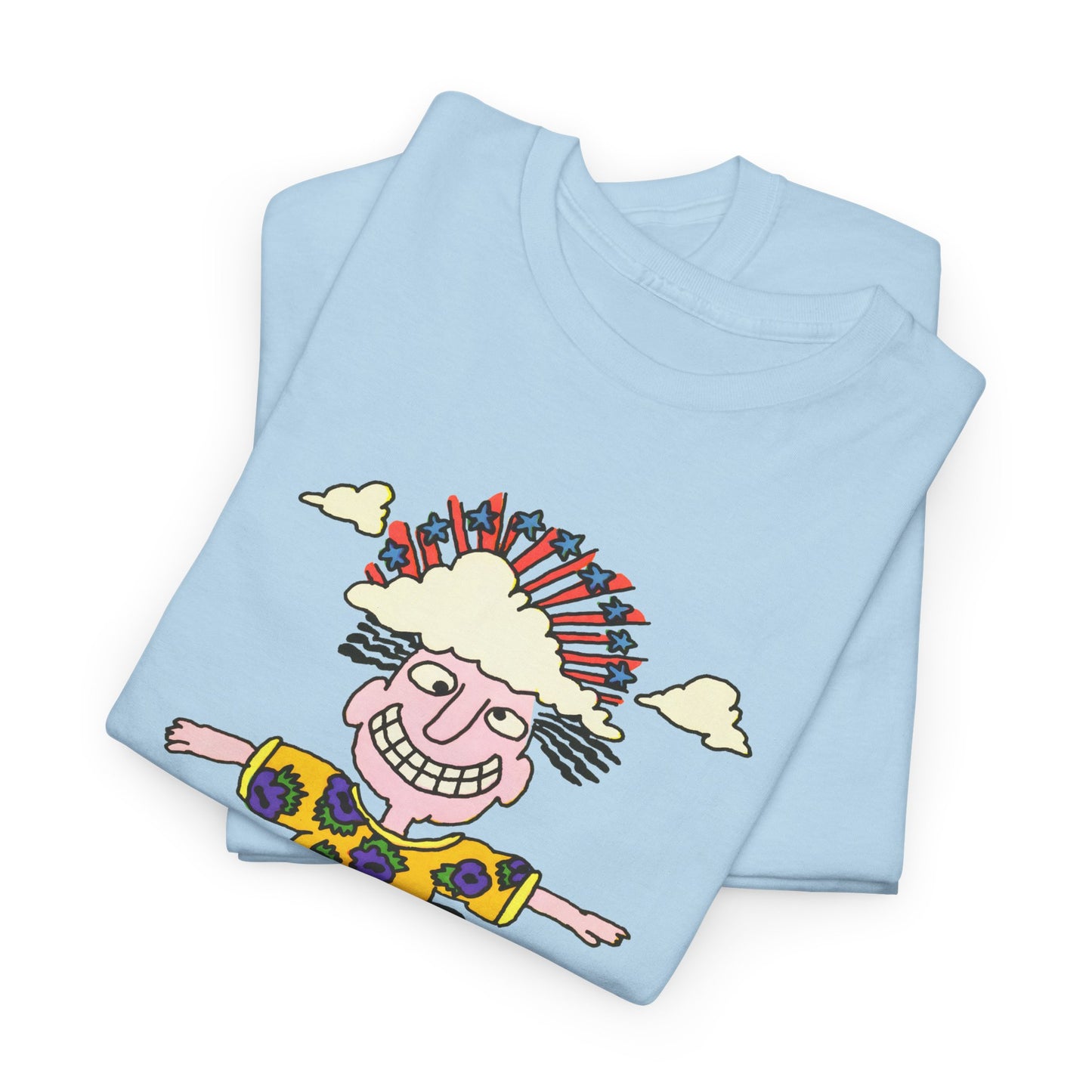 1971 big mother goose nursery rhyme jack blew his mind reproduction tshirt