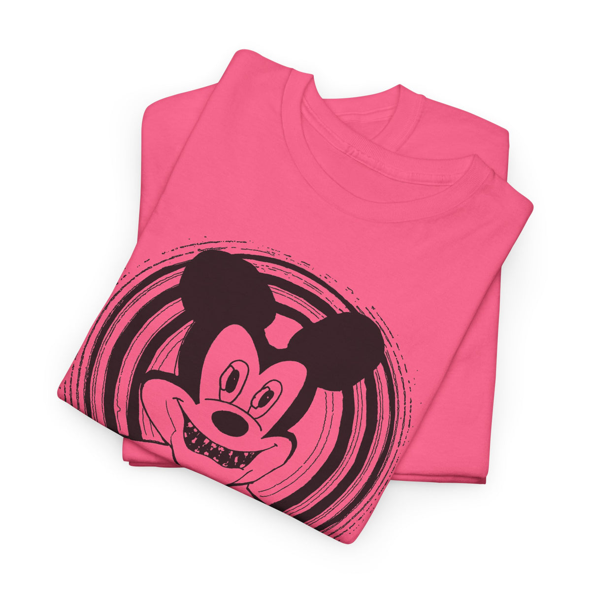 1960s british underground magazine peace sign mickey fan art edit with halo tshirt