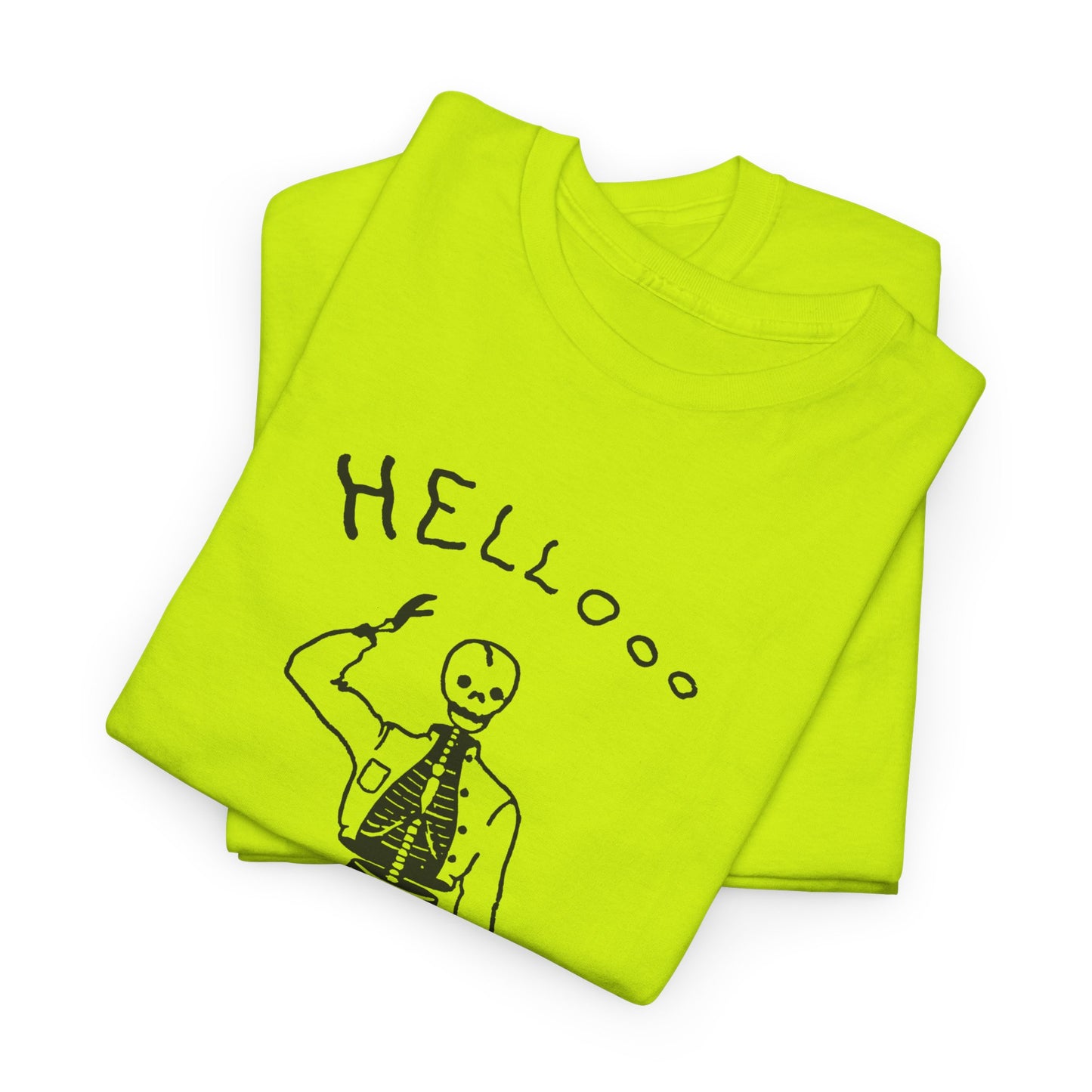 1953 the friendly skeleton illustration from the albuquerque journal reproduction tshirt