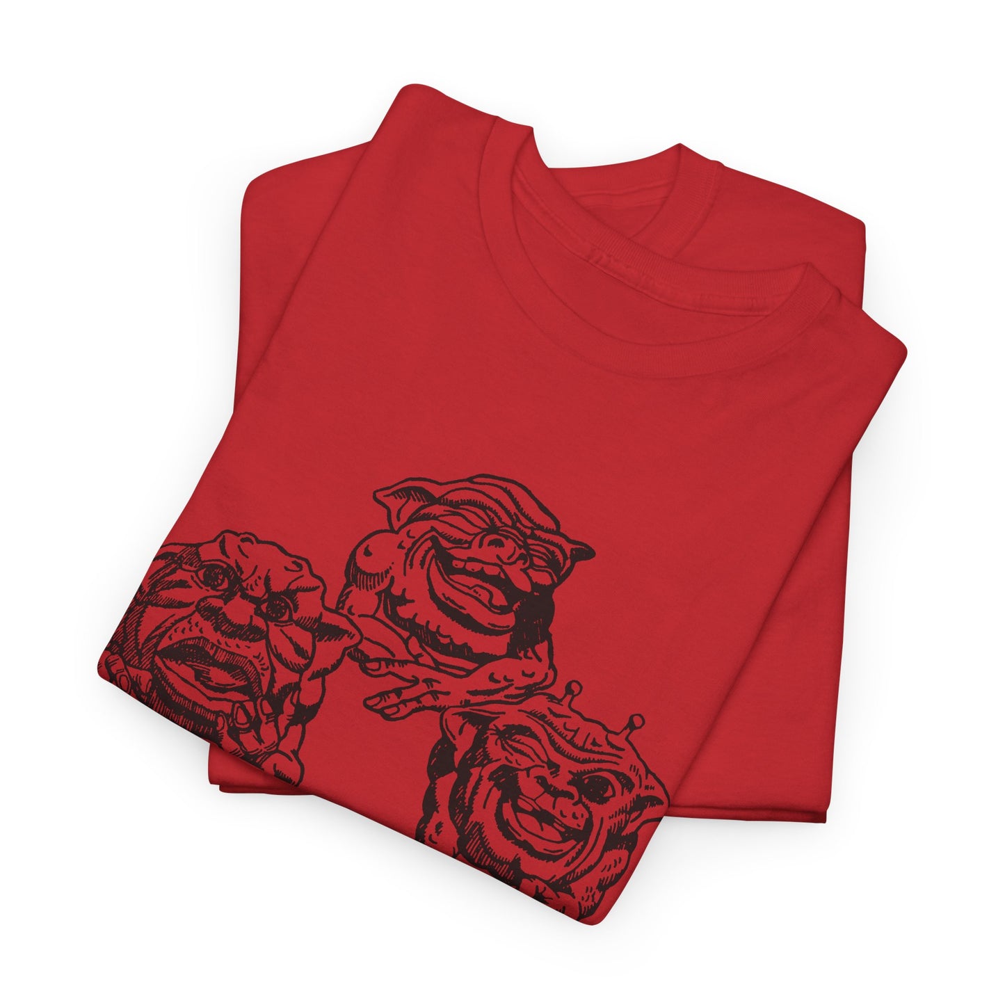 boglins vintage advertisement fan edit design featuring boint, doink, and squit tshirt