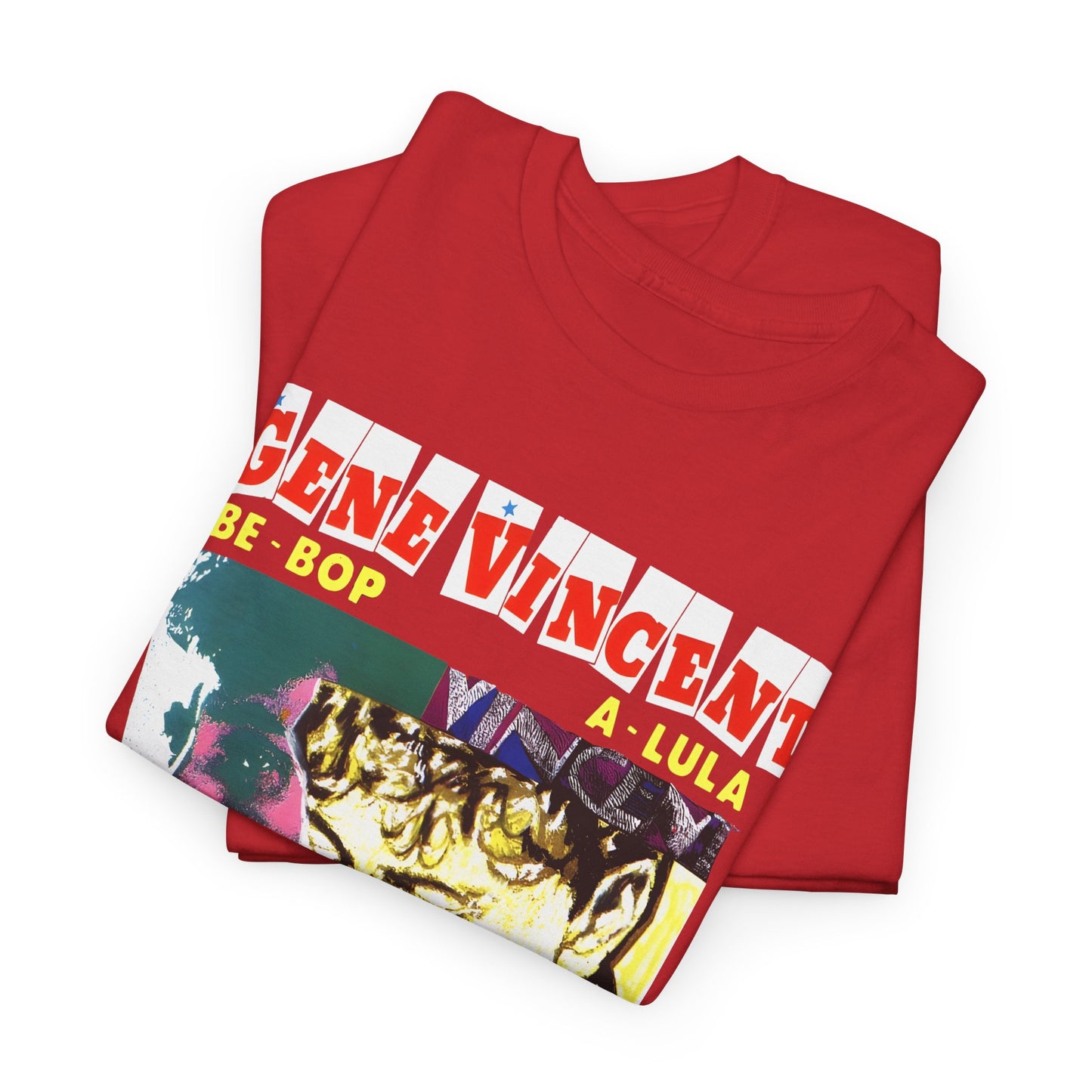 gene vincent be bop a lula reproduction tshirt