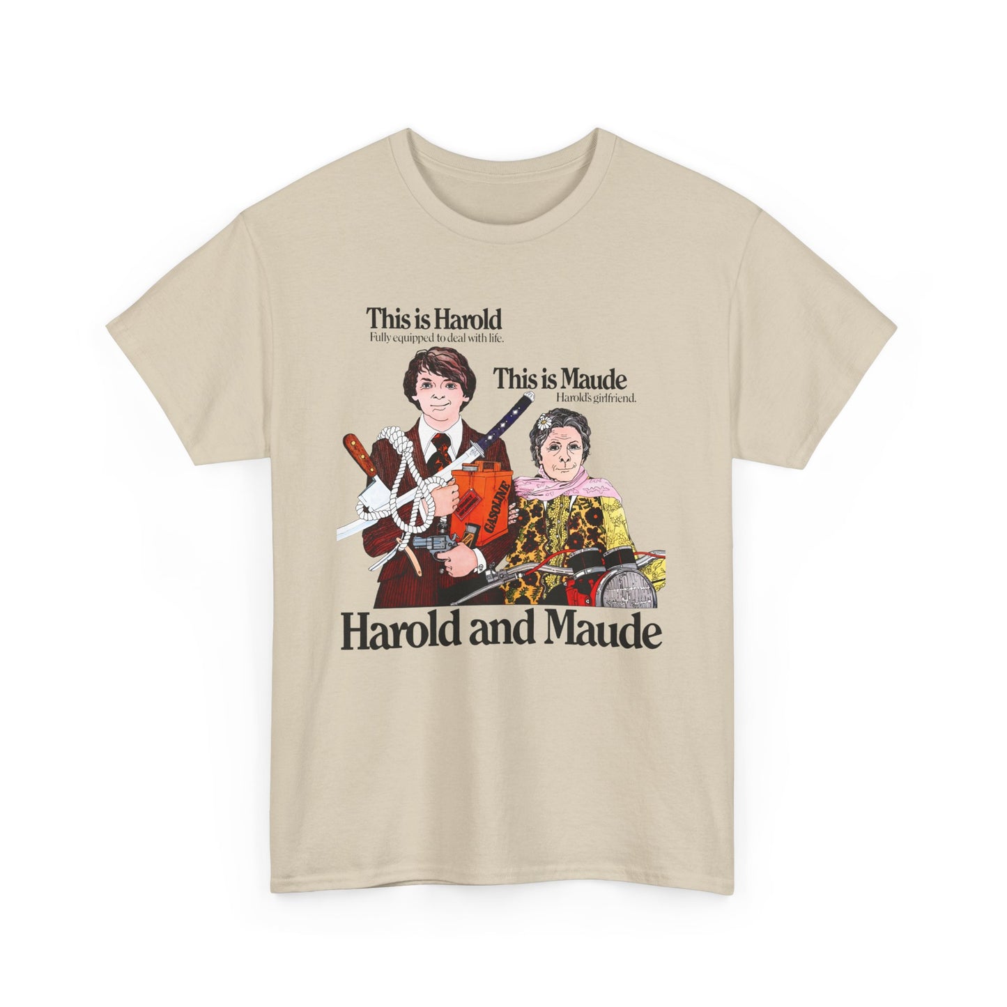 harold and maude 1971 belgian movie poster reproduction tshirt