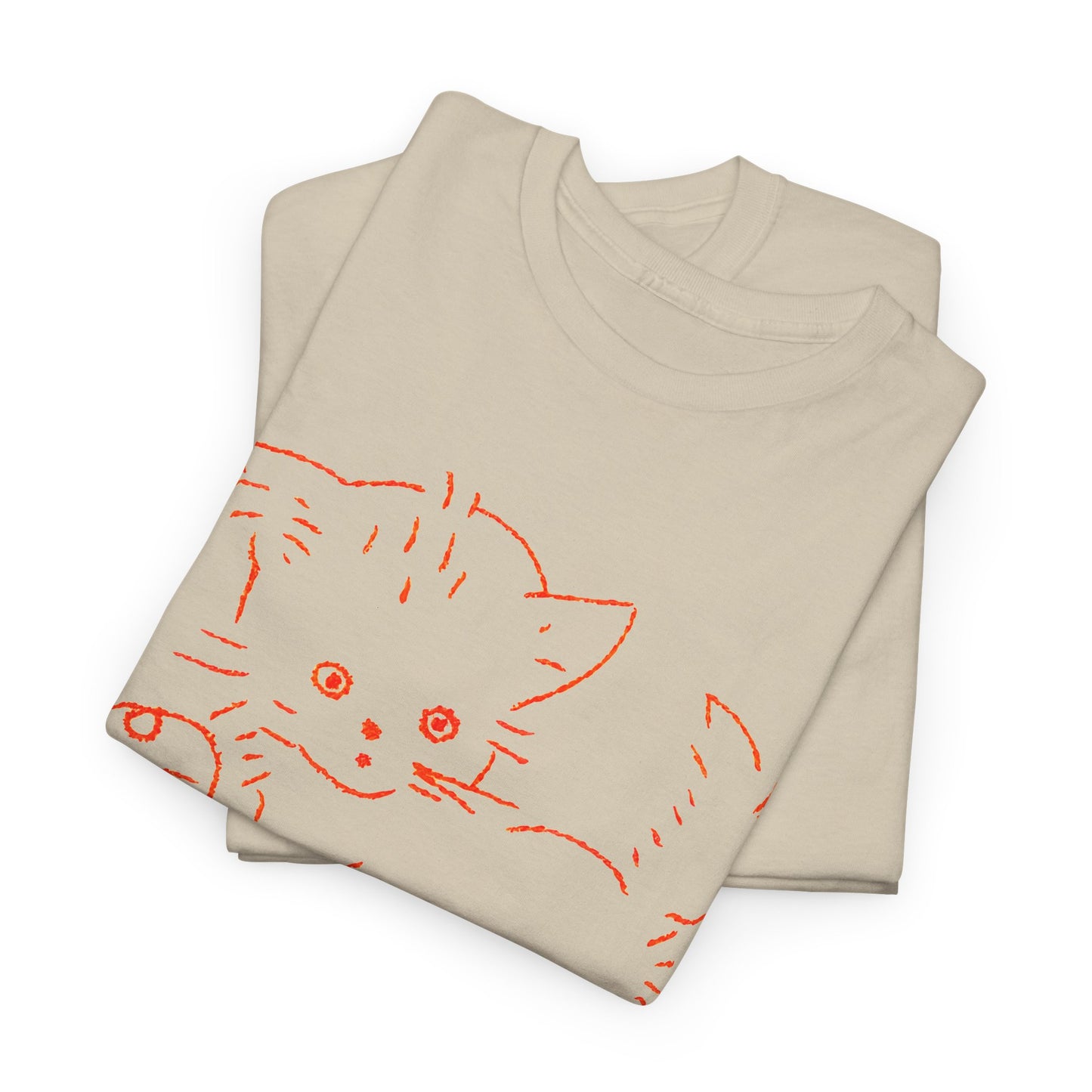 vintage graphic kitten with string reproduction tshirt