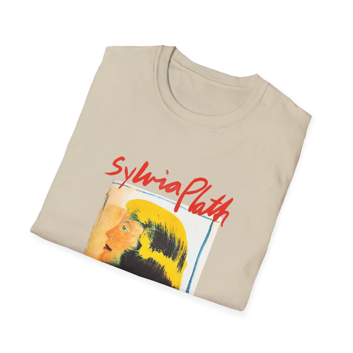 1963 book by sylvia plath "the bell jar" book cover tshirt