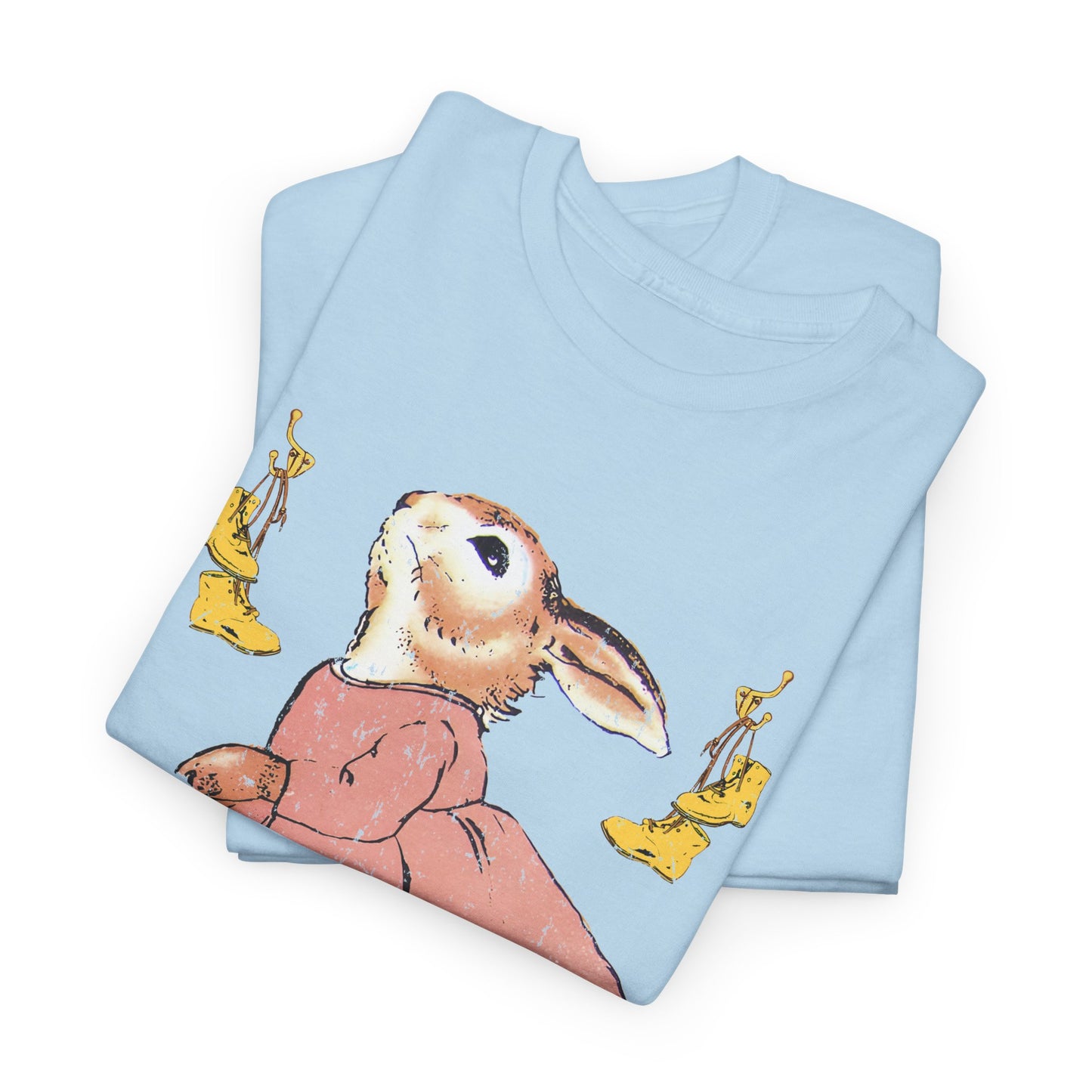 1939 the country bunny and the little gold shoes distressed fan art graphic reproduction tshirt