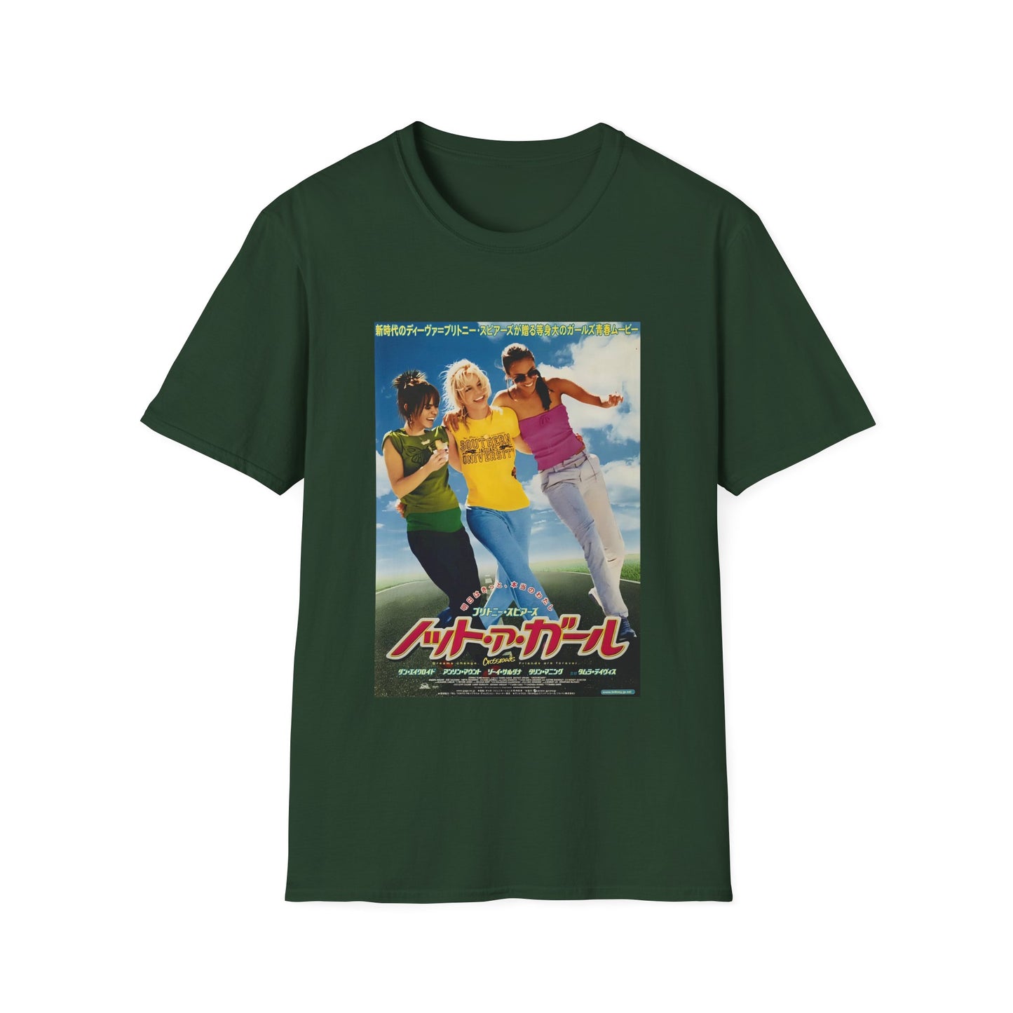 2002 japanese movie poster tshirt britney spears crossroads