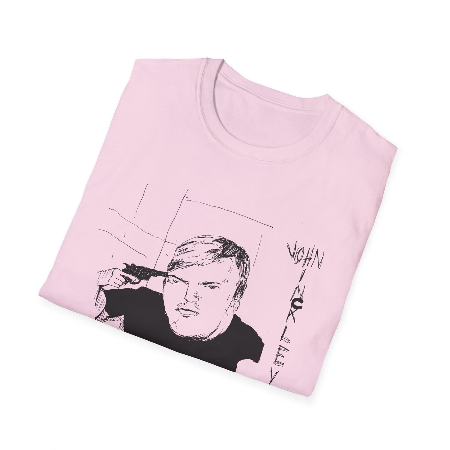 original drawing john hinckley jr. tshirt