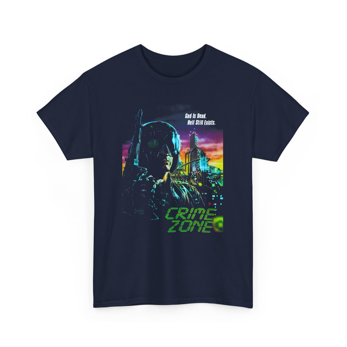 1989 action sci-fi crime zone movie poster tshirt