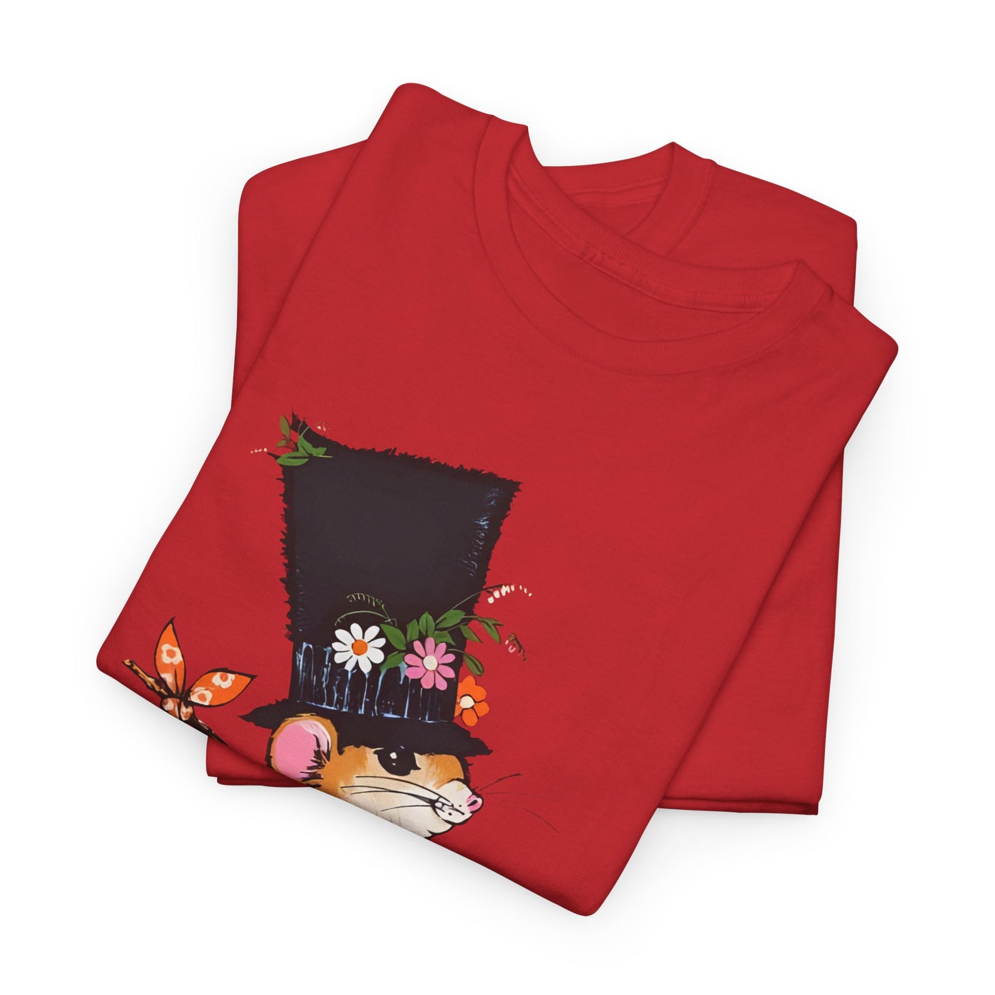 1970s vintage graphic novelty hobo mouse reproduction tshirt