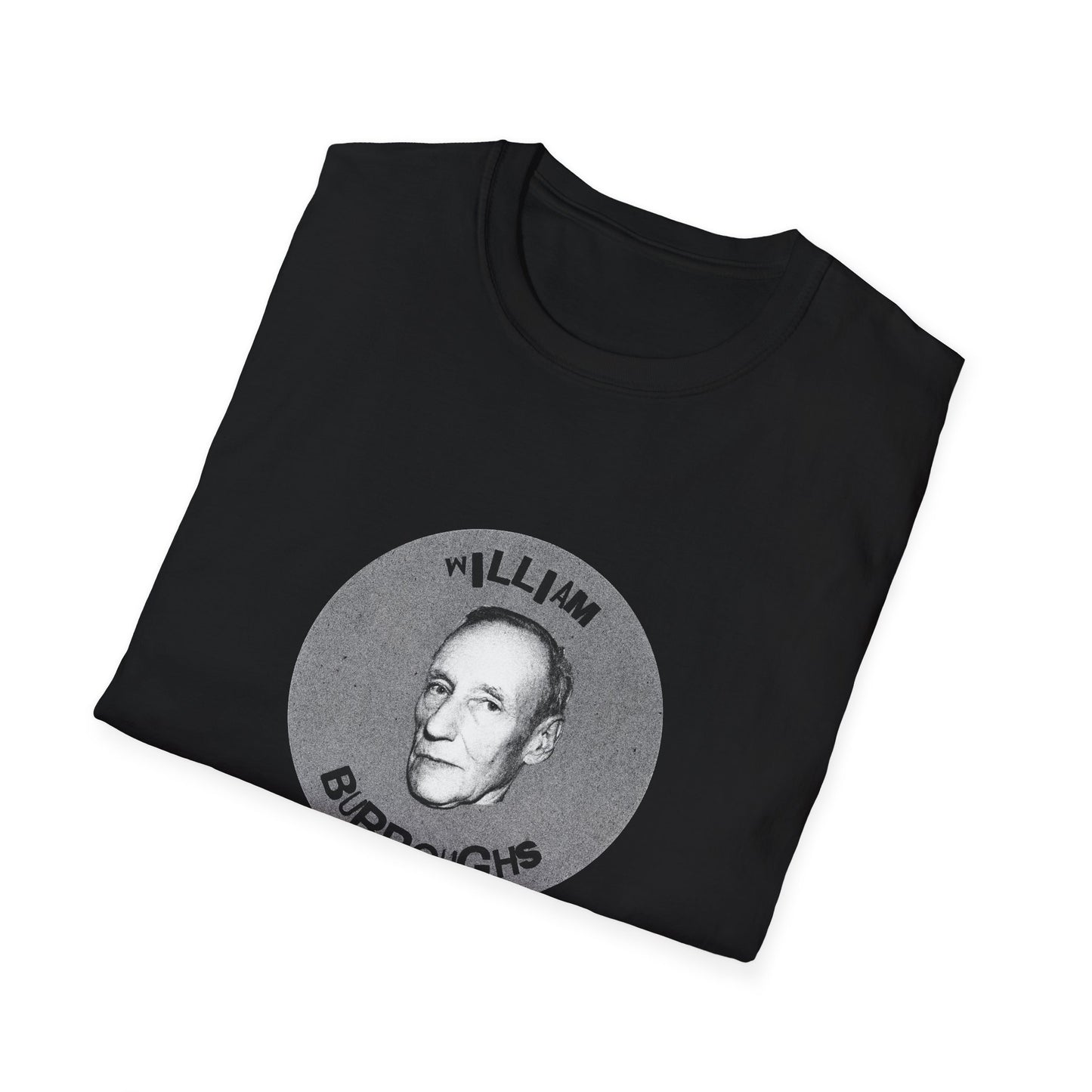 william burroughs fan art logo tshirt