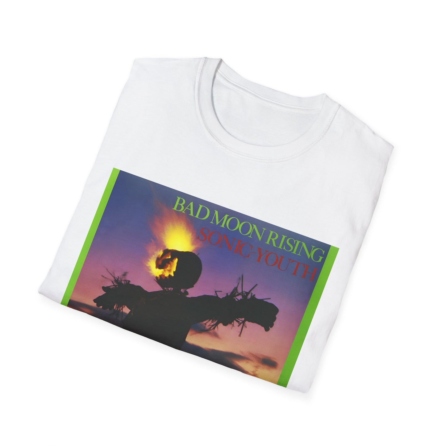 sonic youth 1985 bad moon rising album tshirt