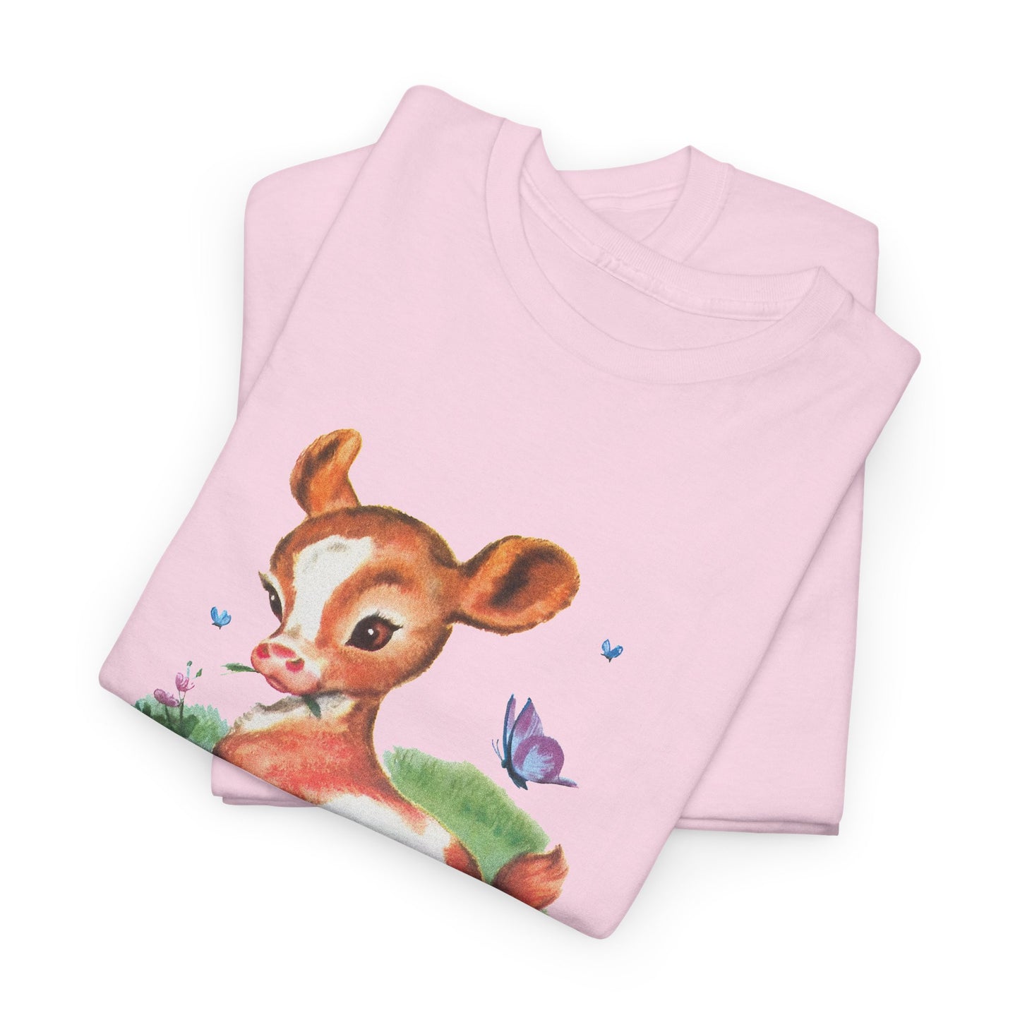 cute calf vintage reproduction tshirt