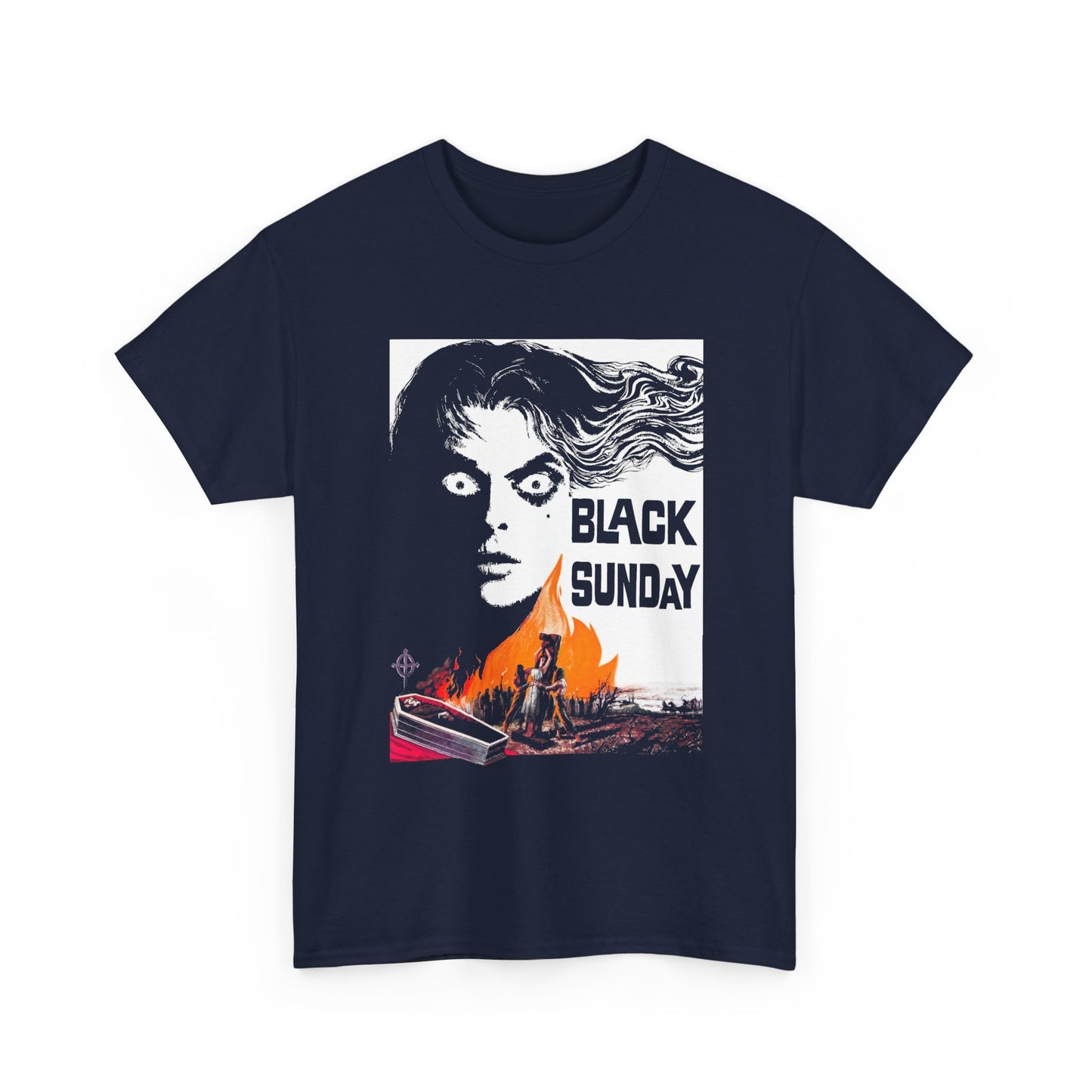 1960 black sunday movie poster 1 custom edit tshirt