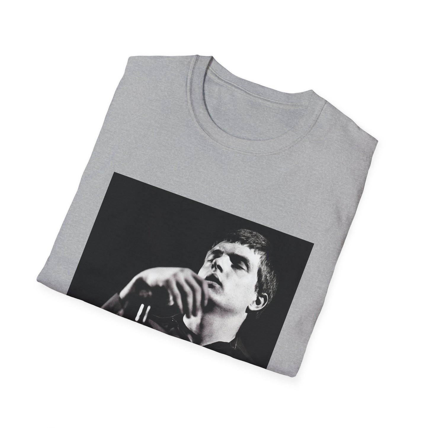 ian curtis singing photo 4 joy division tshirt