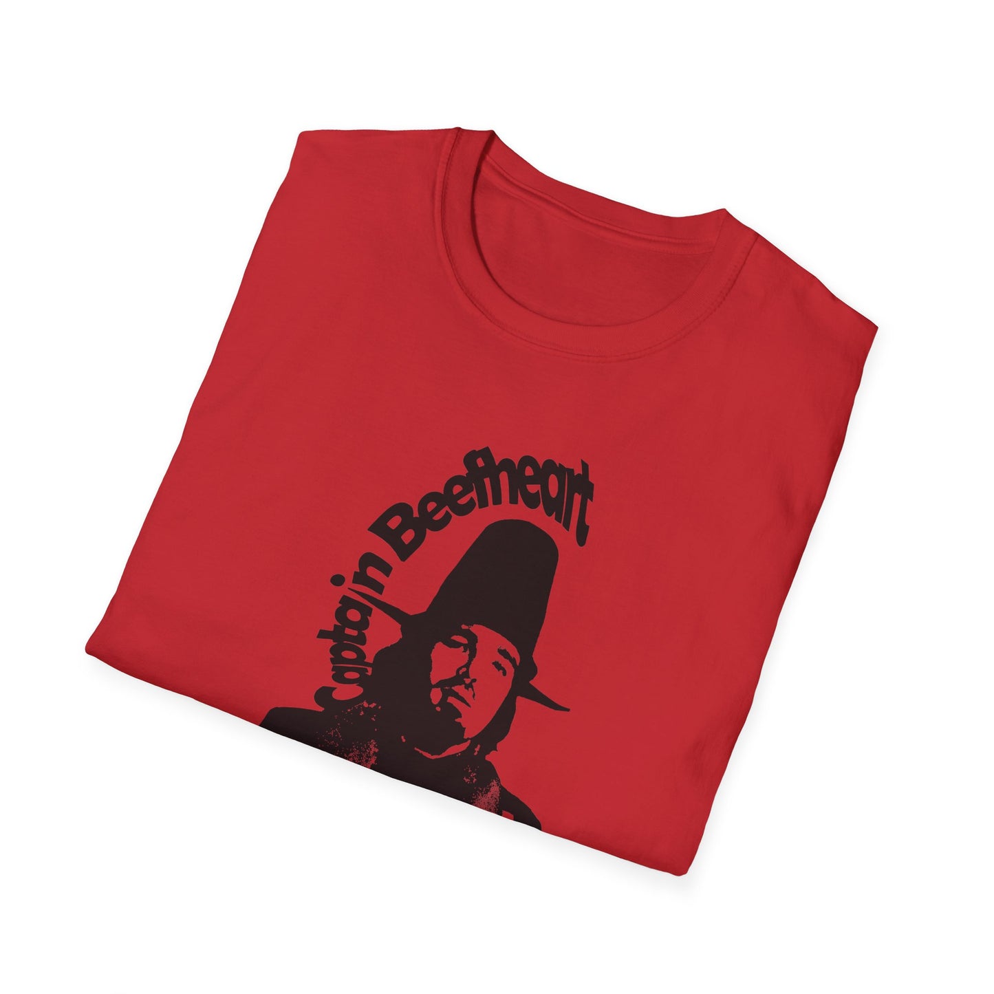 captain beefheart stencil in black tshirt