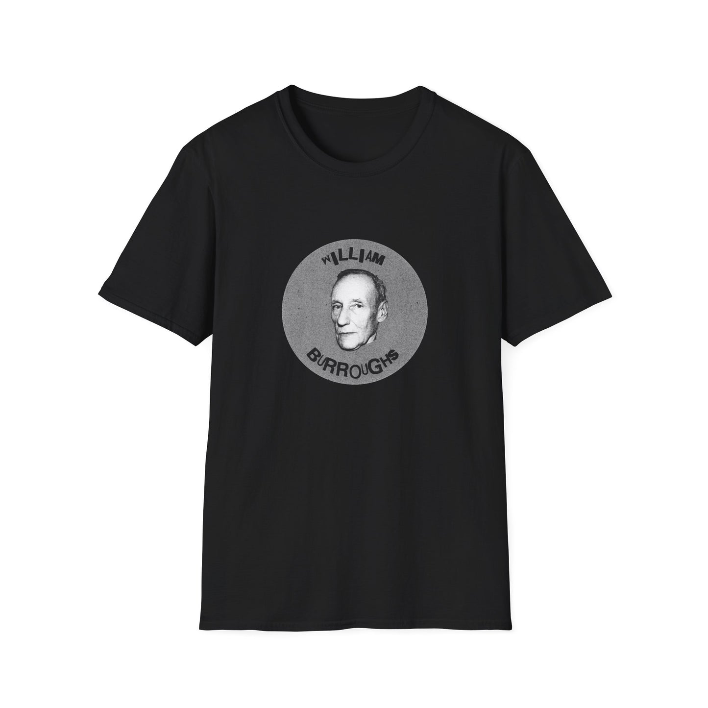 william burroughs fan art logo tshirt