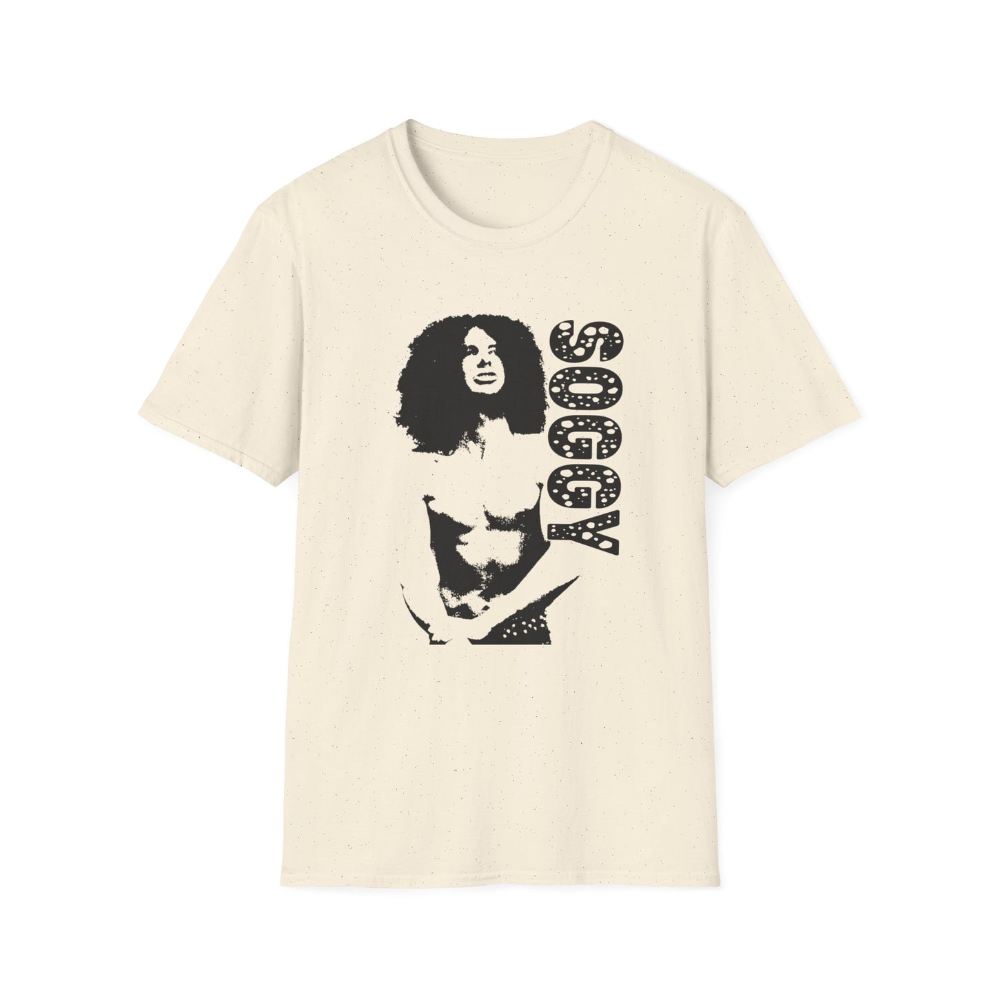 1980s french hard rock band soggy fan art tshirt