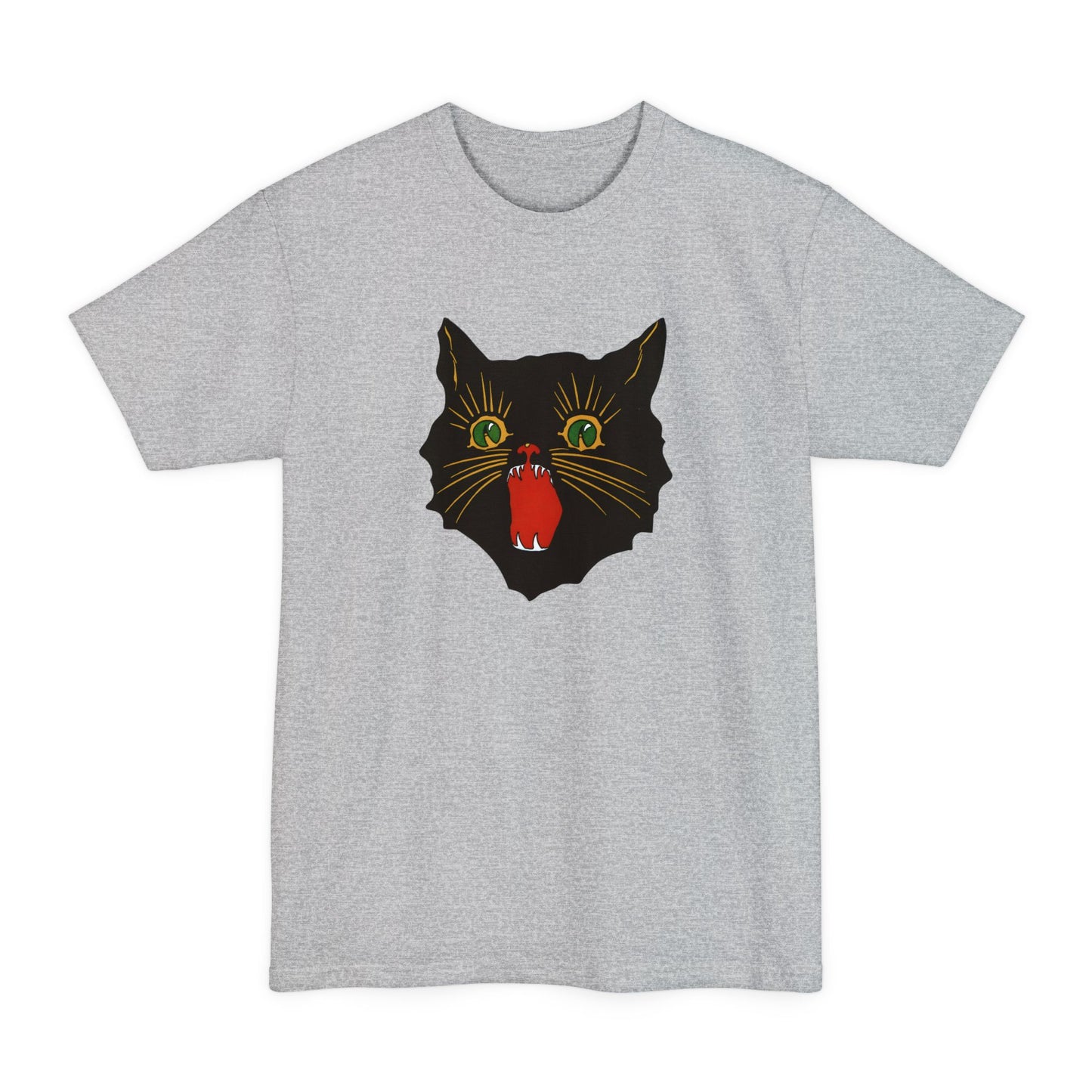 oversized vintage halloween cat reproduction unisex tall beefy tshirt