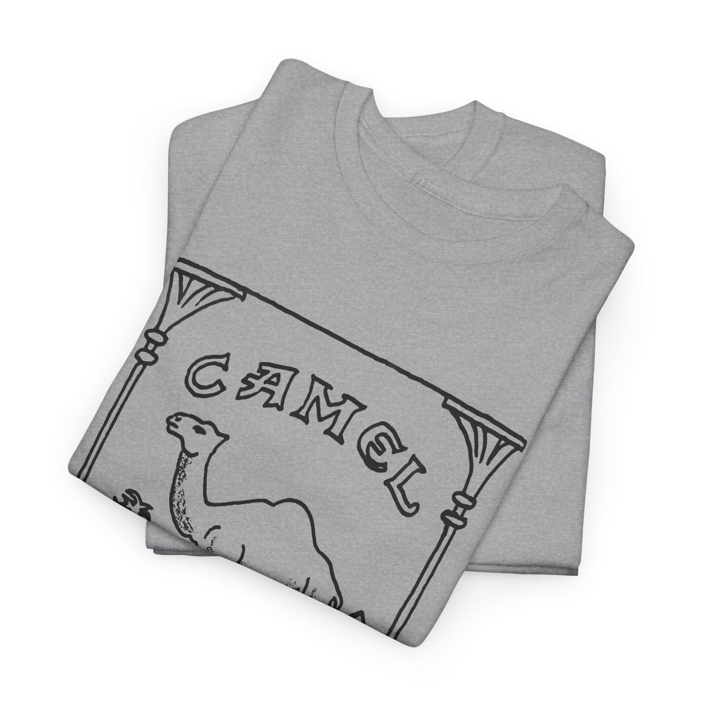 vintage camel cigarettes drawing reproduction tshirt