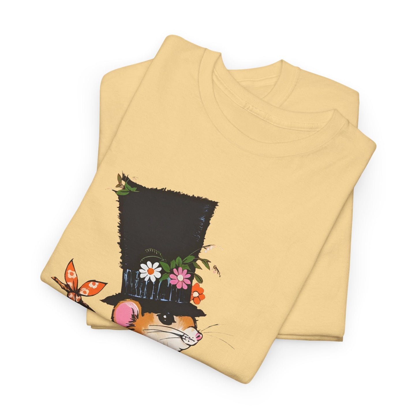 1970s vintage graphic novelty hobo mouse reproduction tshirt