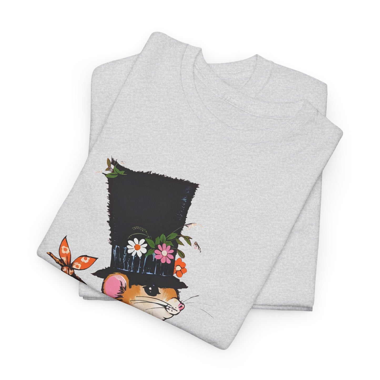 1970s vintage graphic novelty hobo mouse reproduction tshirt