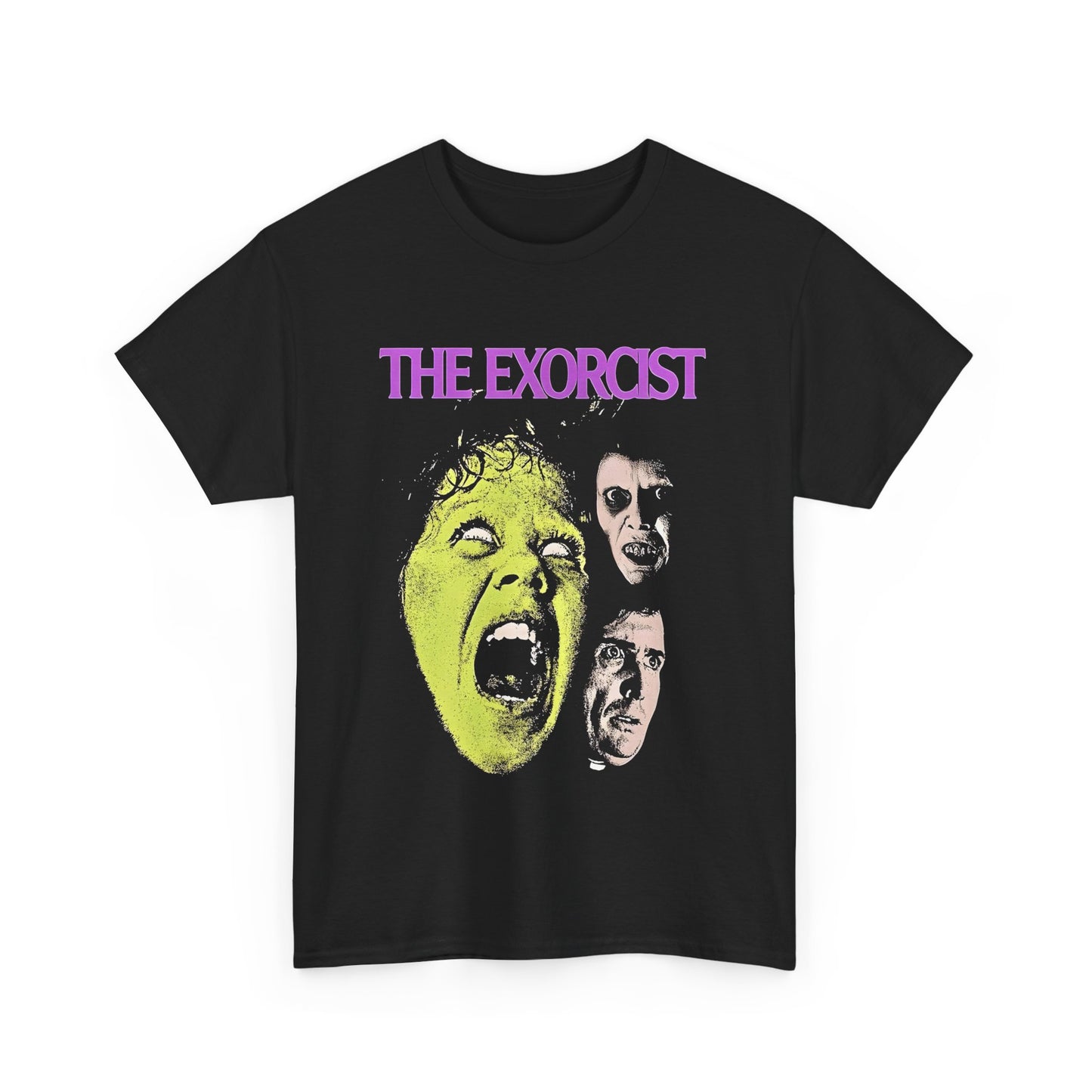 1973 the exorcist movie poster stretched graphic tshirt