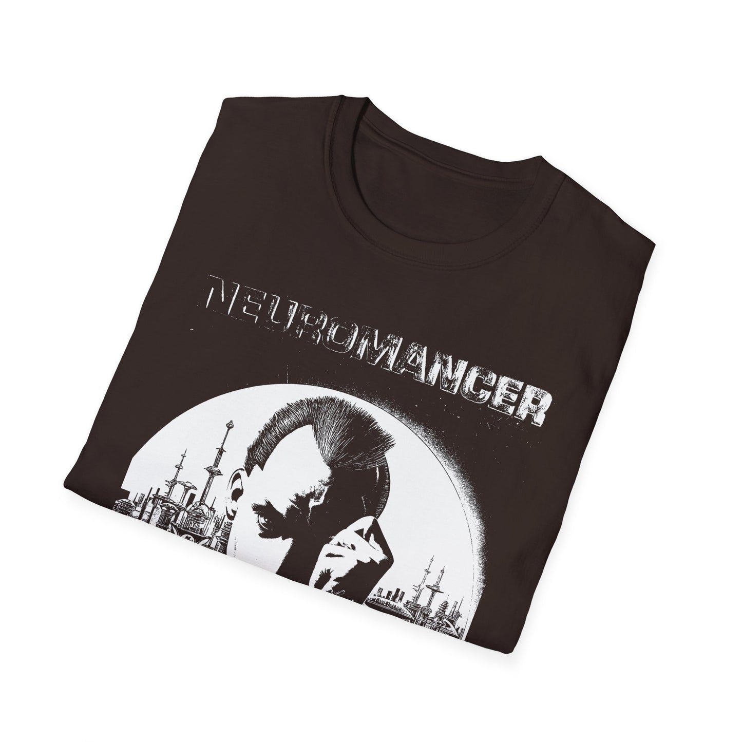 1984 book by william gibson neuromancer book cover tshirt