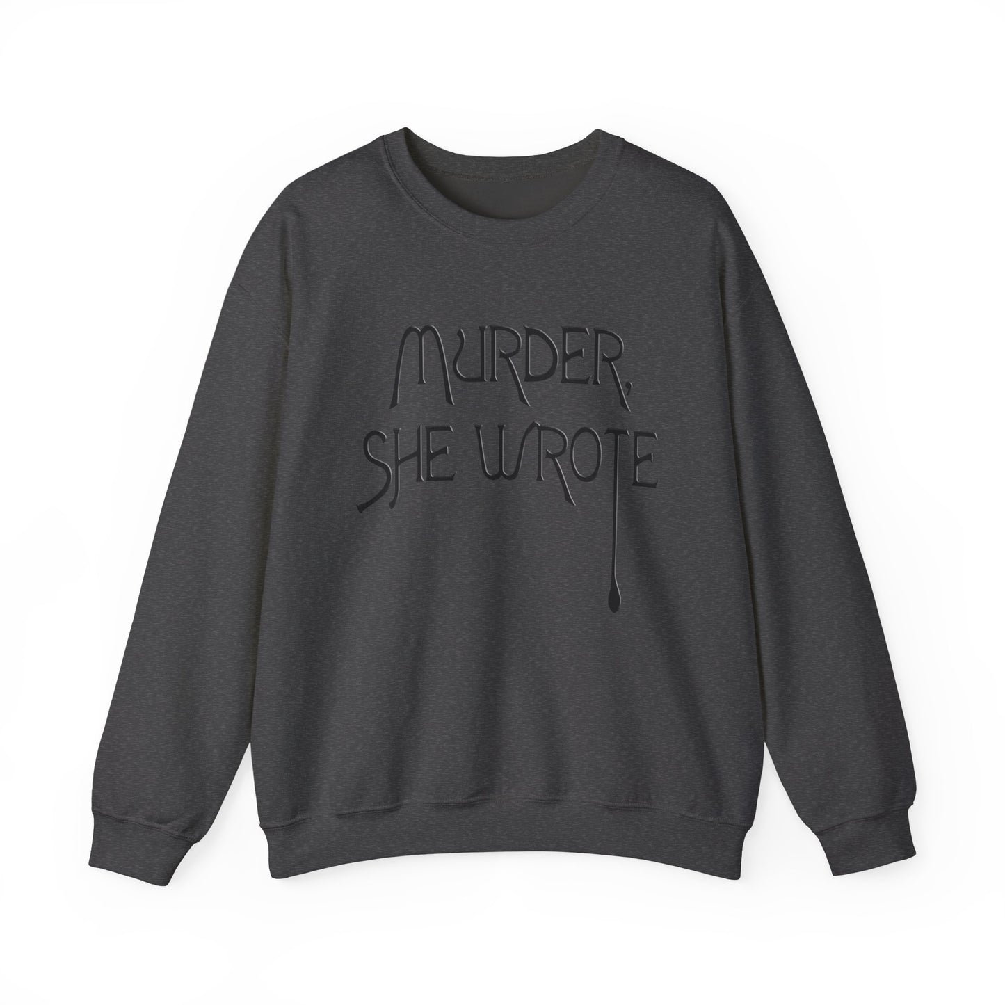 murder, she wrote vintage style unisex heavy blend crewneck sweatshirt