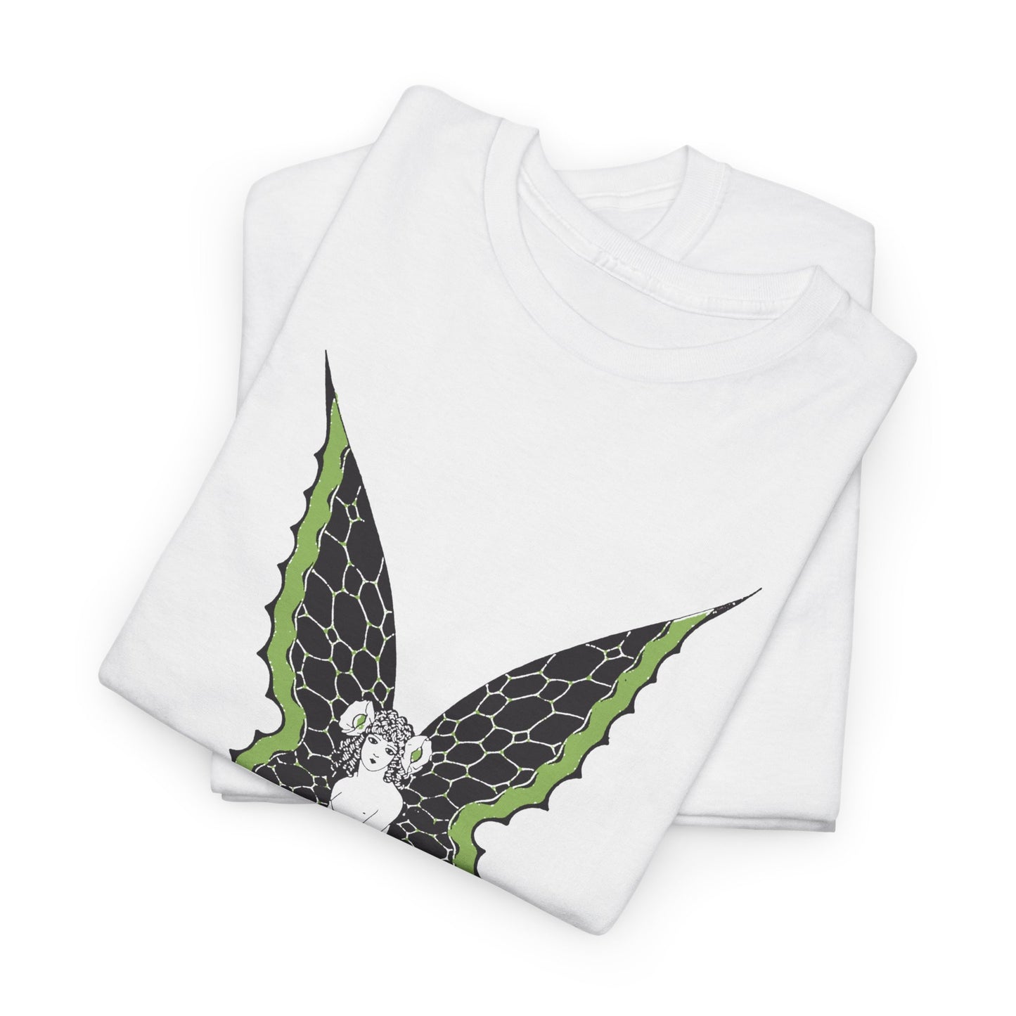 1920s art nouveau fairy skull art by sergei pavlovich lodygin tshirt