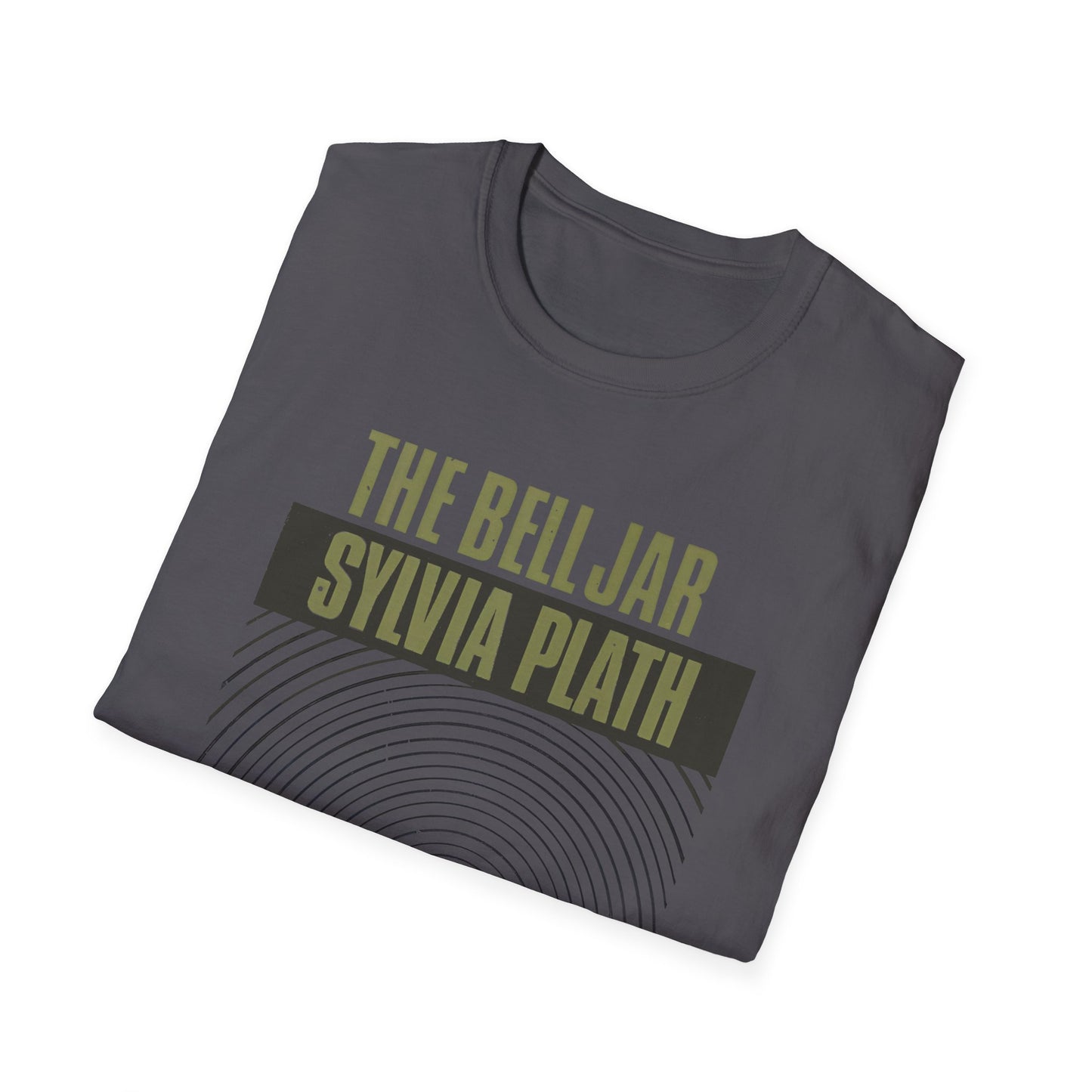 1963 book by sylvia plath the bell jar book cover tshirt