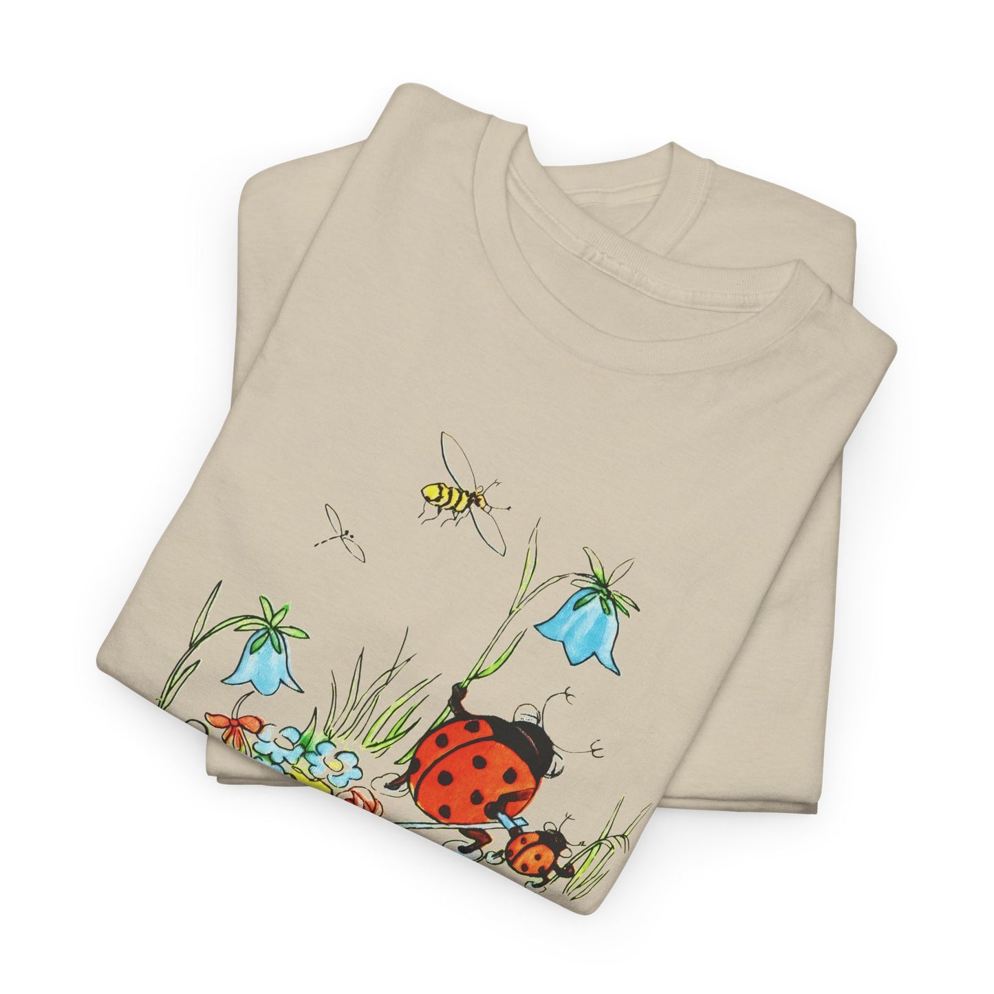 vintage postcard mouse and lady buggy reproduction tshirt