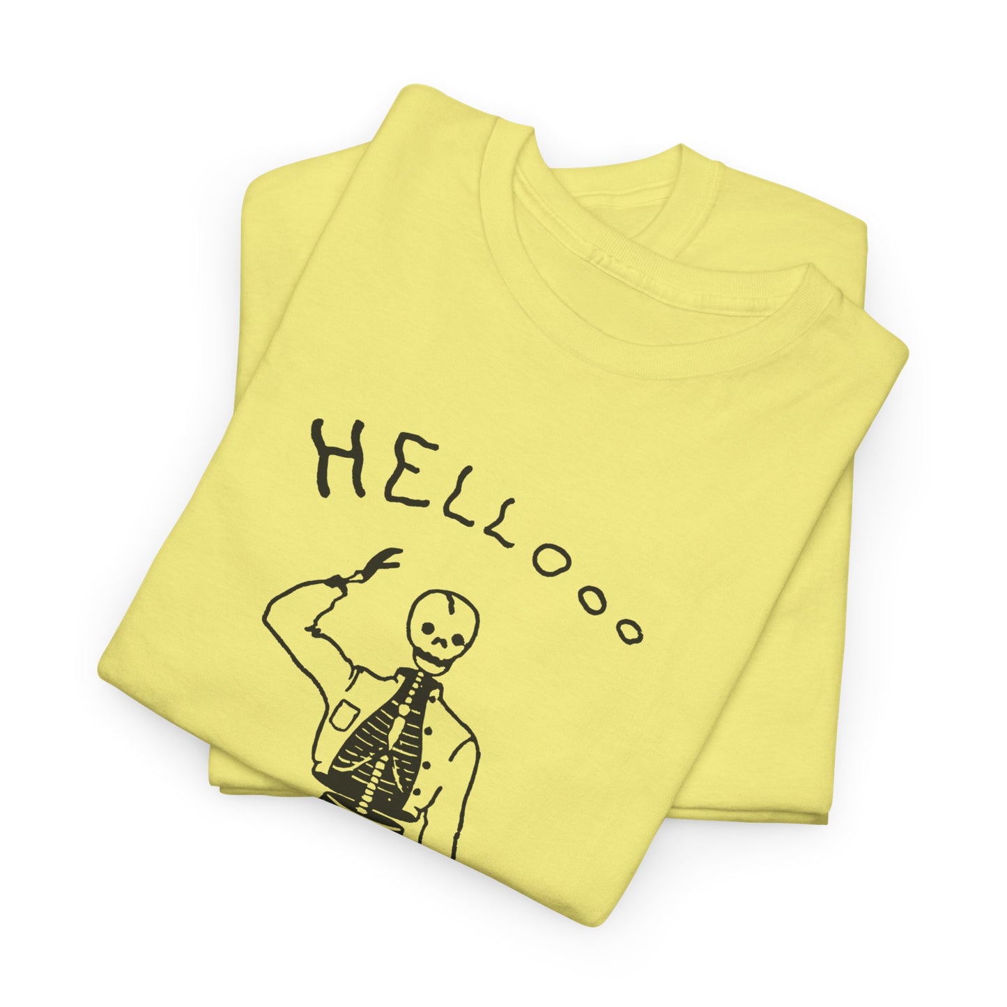 1953 the friendly skeleton illustration from the albuquerque journal reproduction tshirt