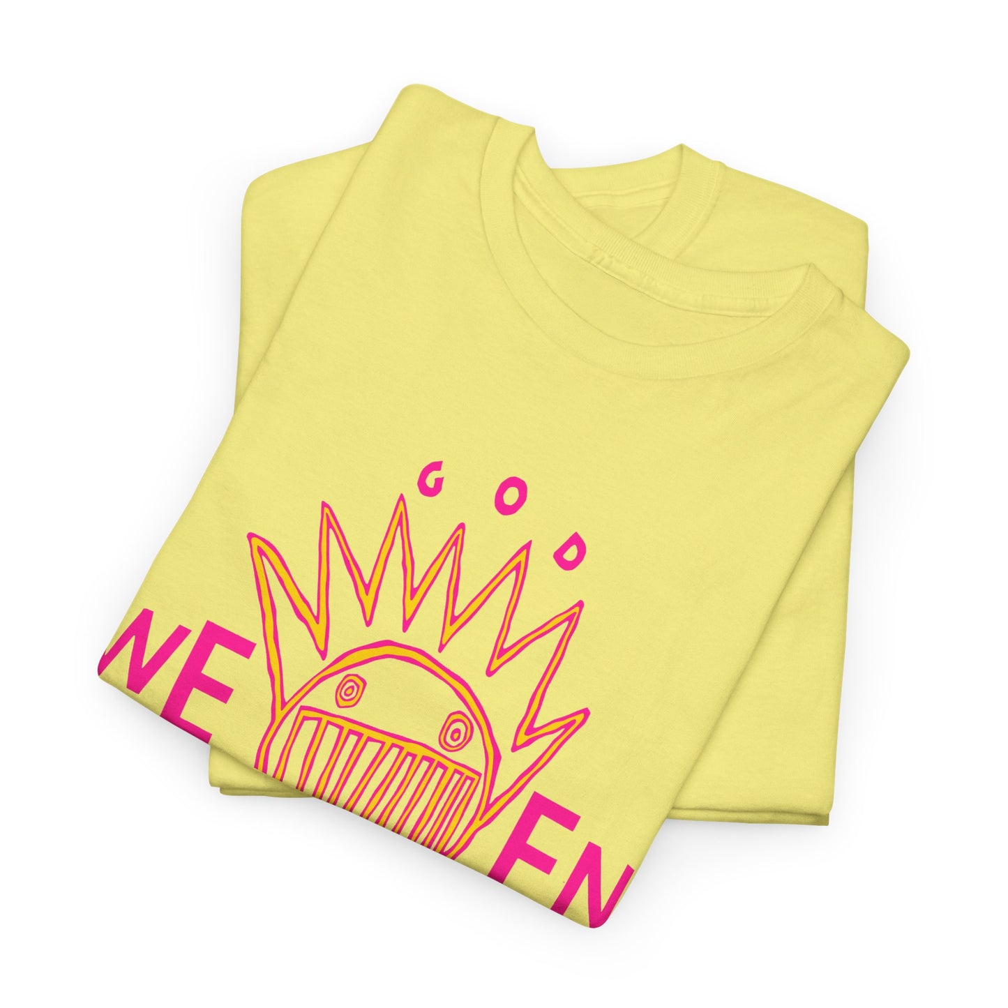 1990 god ween satan by ween album cover stretched neon colors tshirt