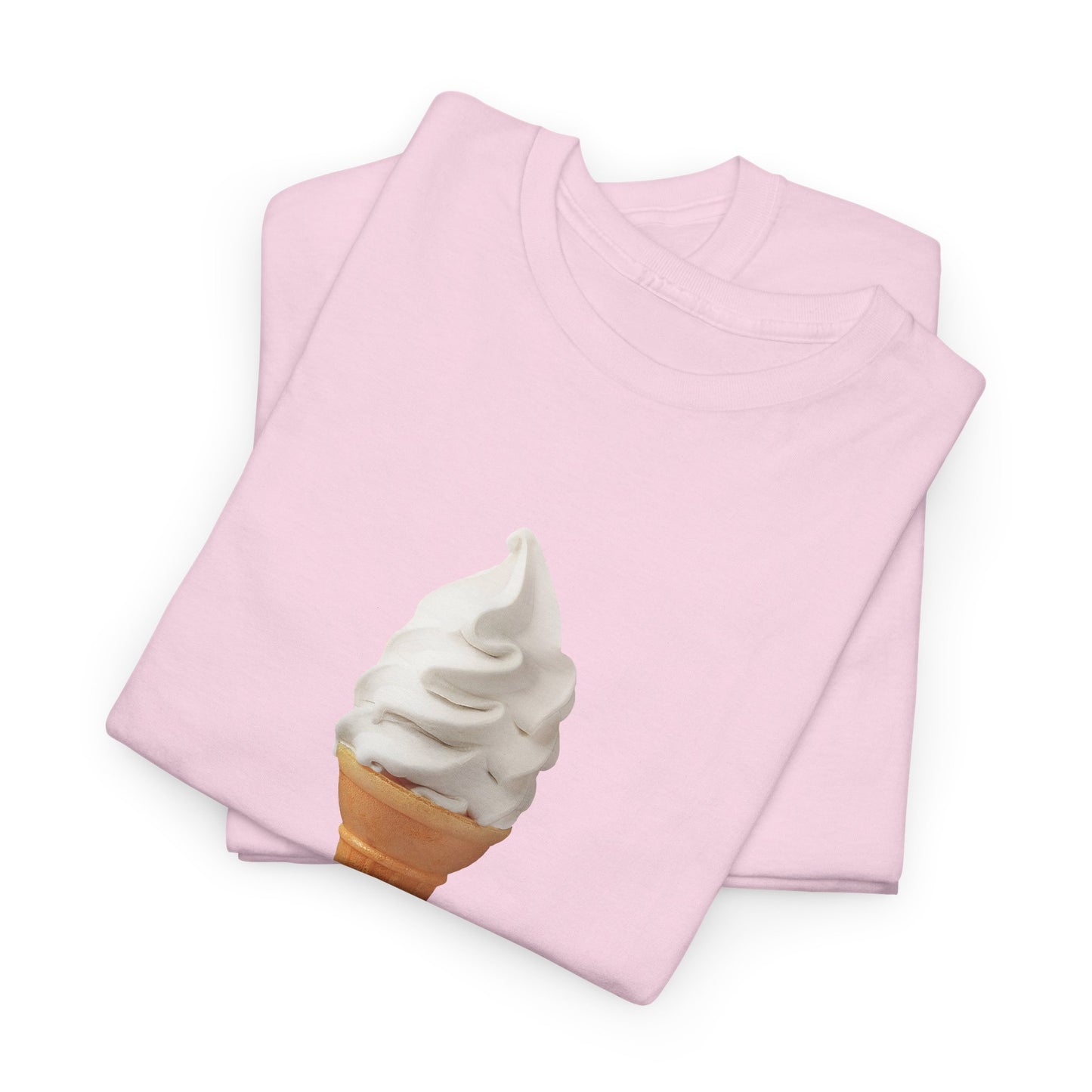 soft vanilla ice cream cone tshirt