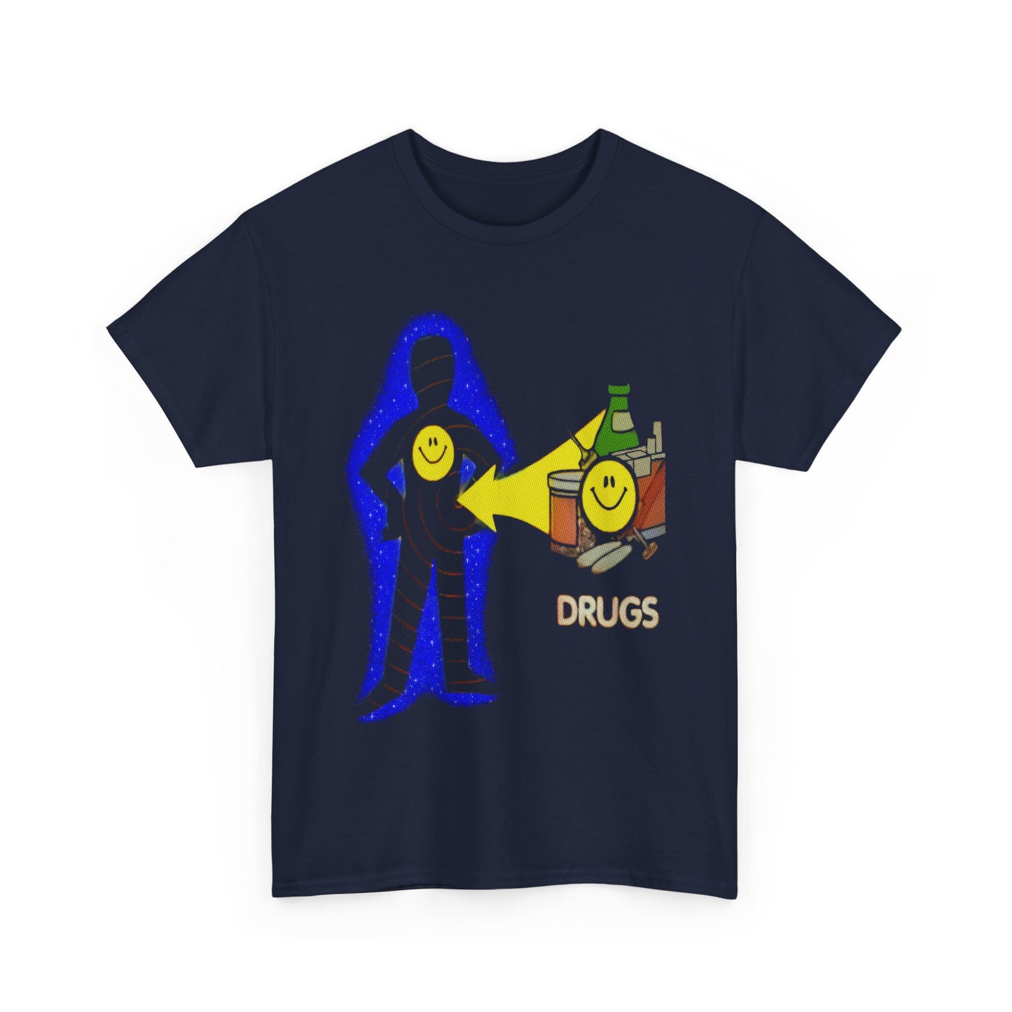 1988 anti drug message straight up reproduction tshirt
