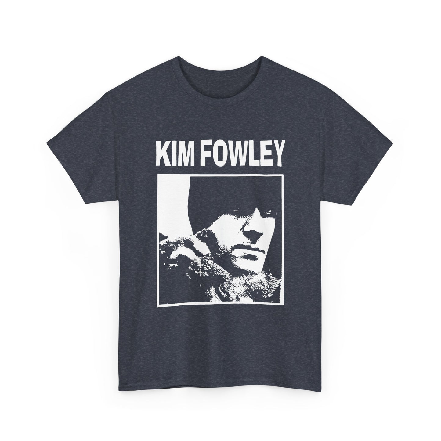 kim fowley show poster fan art reproduction white graphic tshirt
