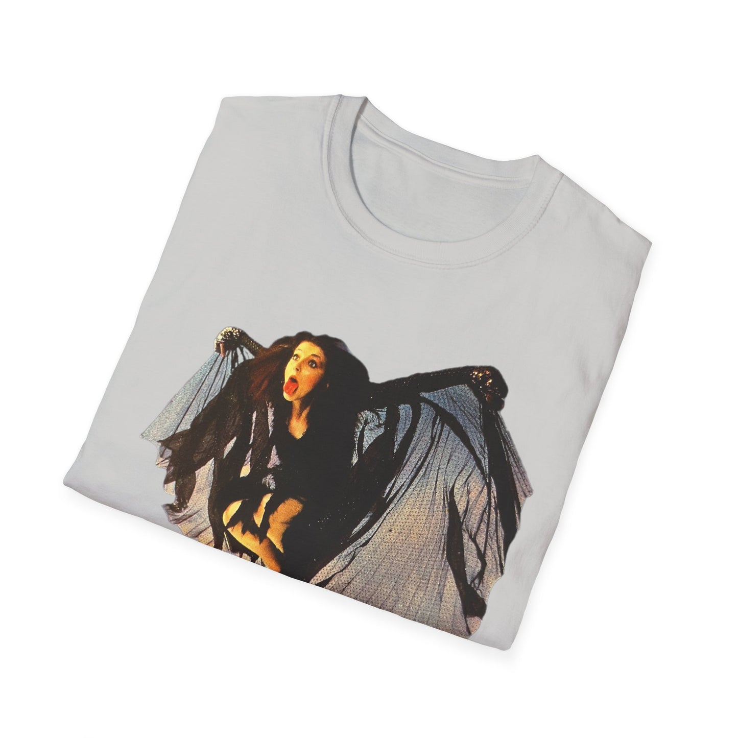 kate bush as a bat on never for ever tshirt
