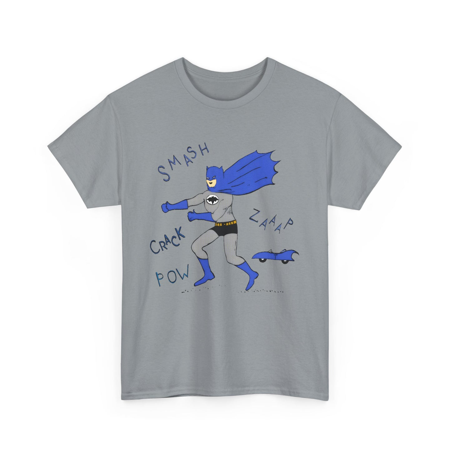 1960s style unknown batman drawing tshirt