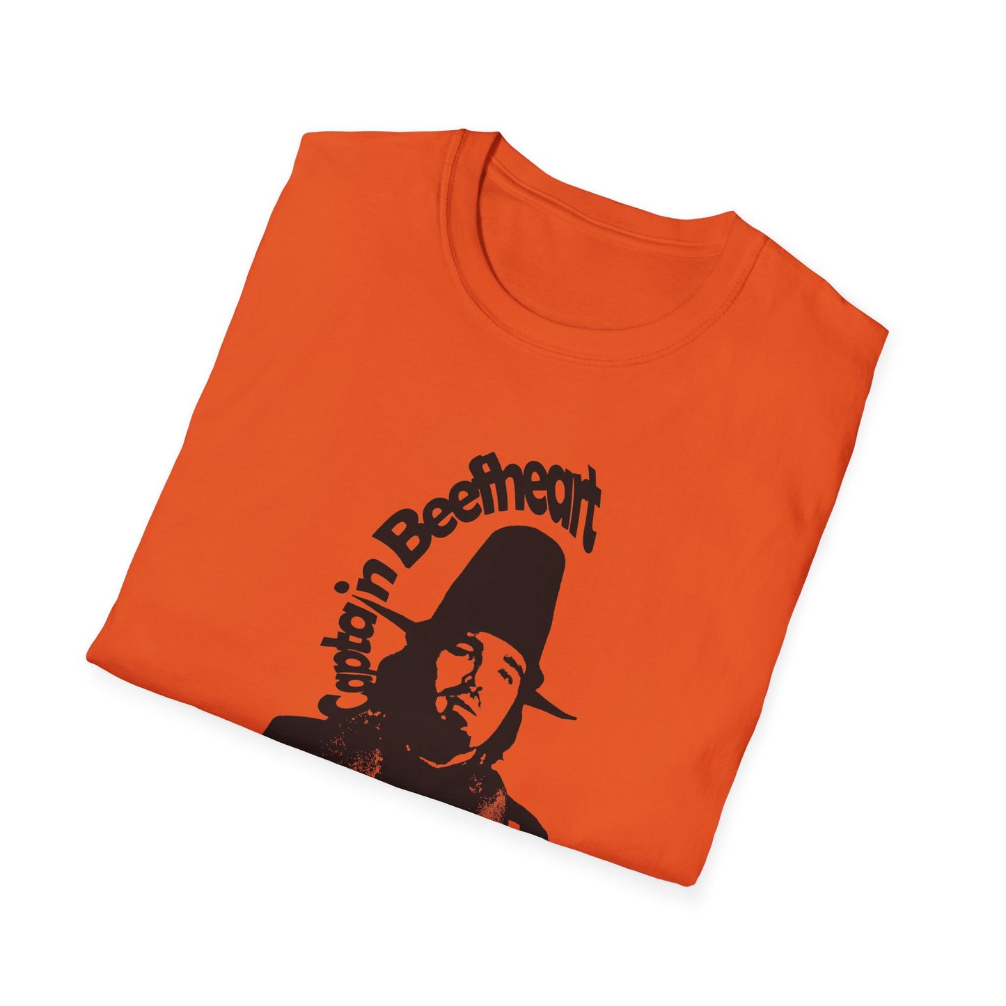captain beefheart stencil in black tshirt