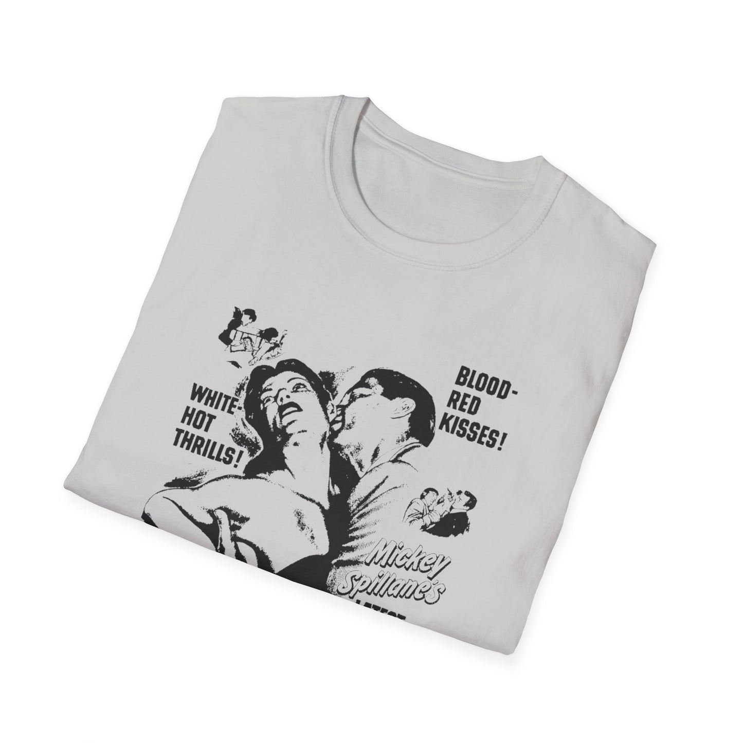 1955 film noir movie poster tshirt kiss me deadly by robert aldrich