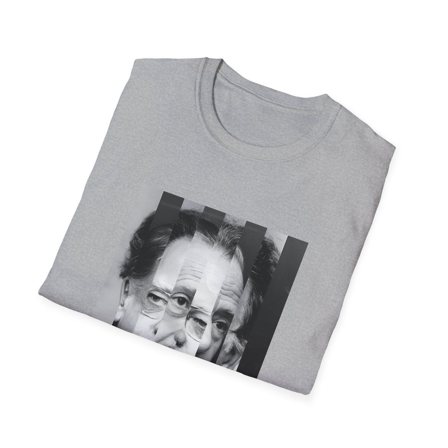 marshall mcluhan's face tshirt