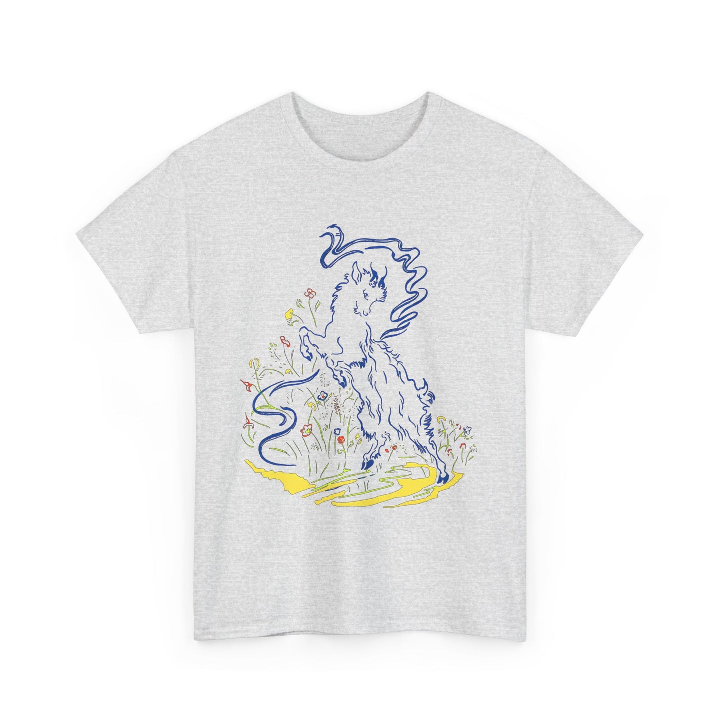 mid twentieth century french children's book la chèvre de monsieur seguin goat book cover tshirt