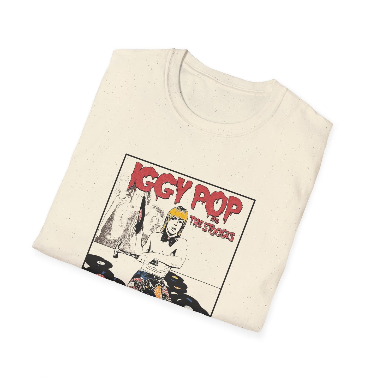 iggy pop and the stooges 1974 tour poster tshirt
