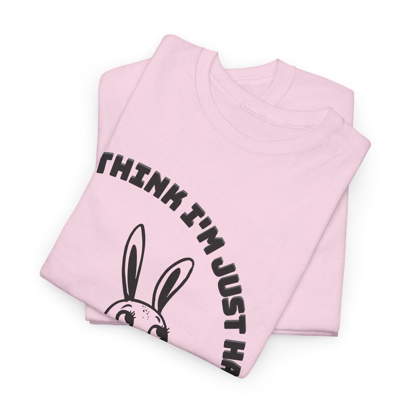 think I'm just happy nirvana song lyrics with bunny tshirt