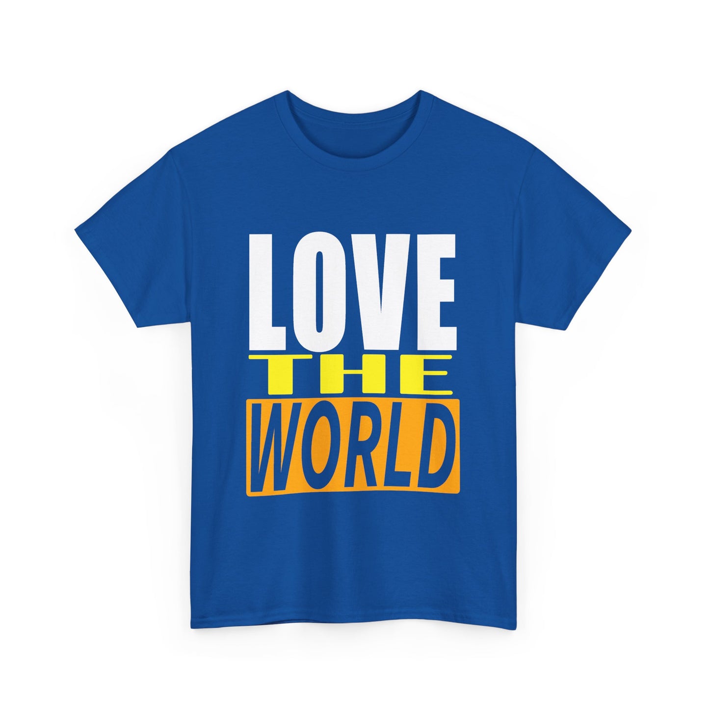 love the world vintage design tshirt