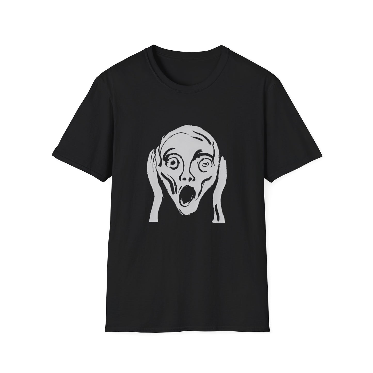 late 1800's edvard munch's scream undated drawing tshirt