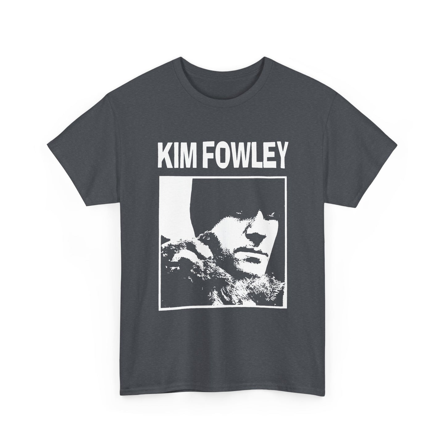 kim fowley show poster fan art reproduction white graphic tshirt