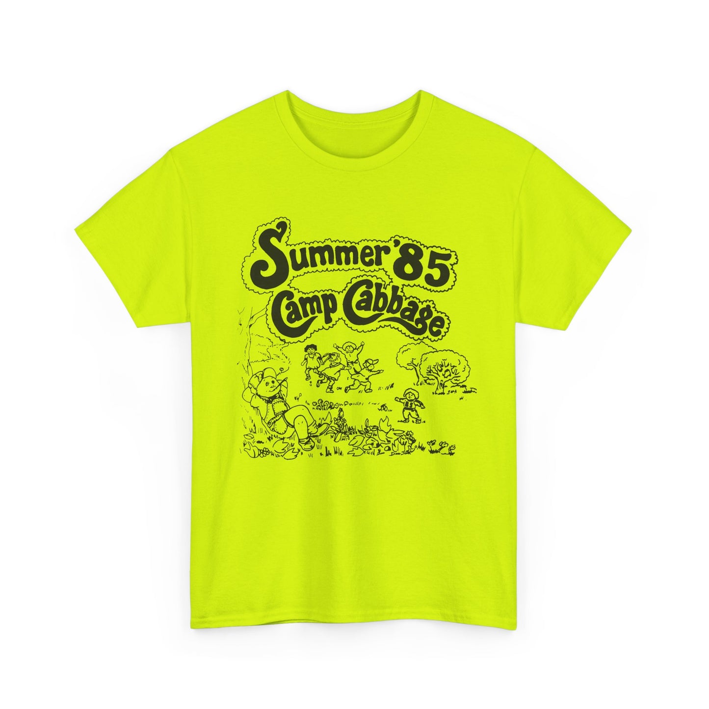 1985 vintage camp cabbage hobby city anaheim reproduction tshirt