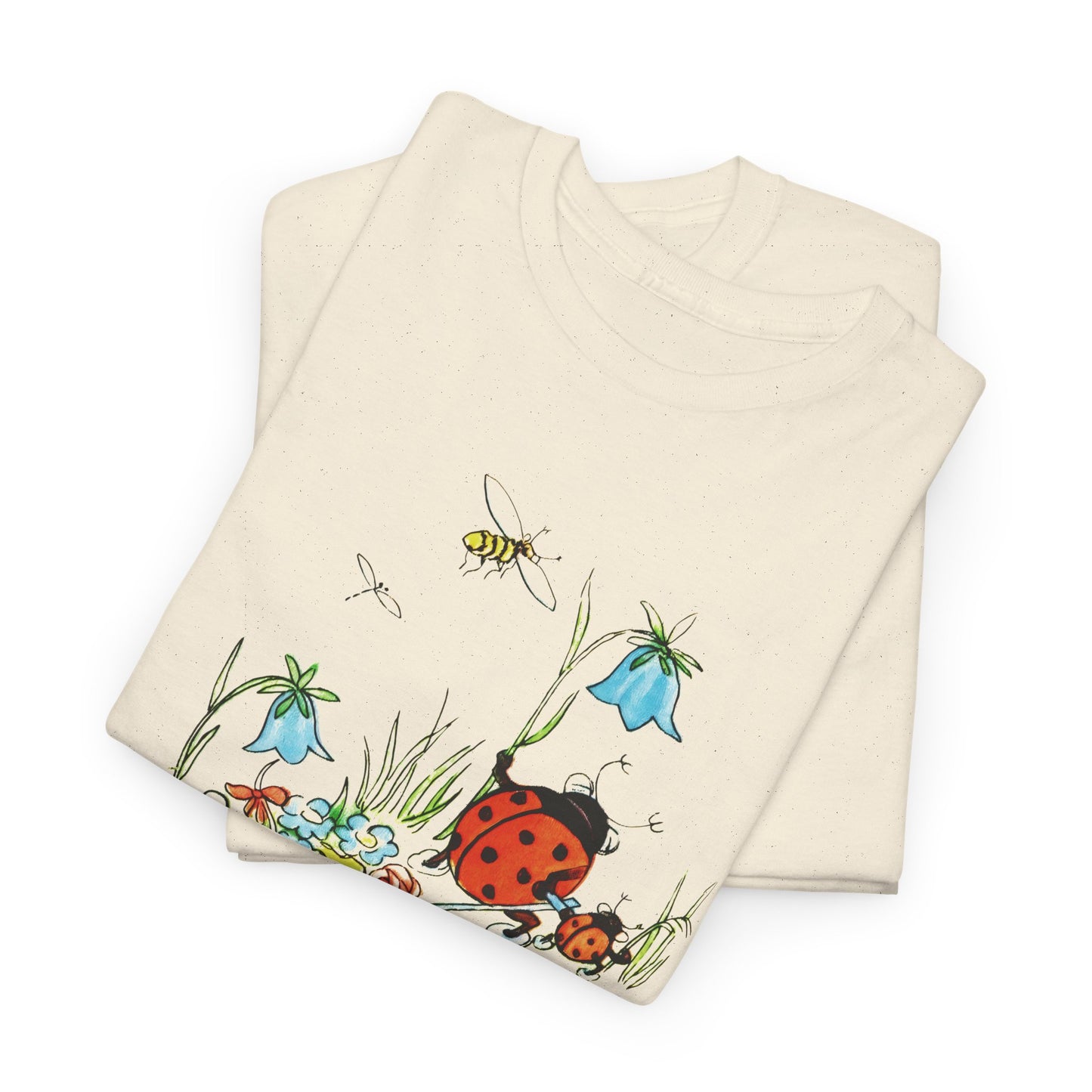 vintage postcard mouse and lady buggy reproduction tshirt