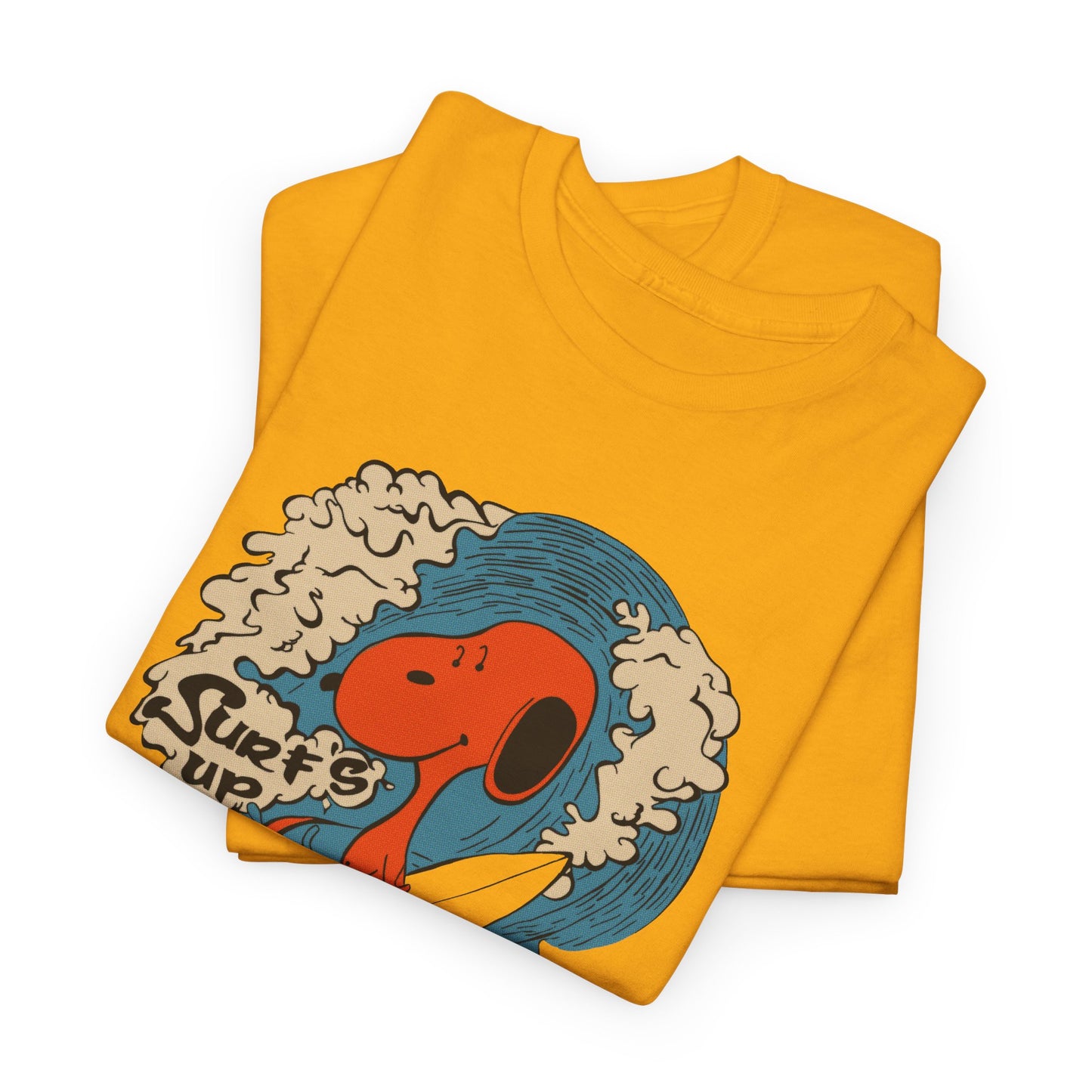 surf's up creep dog vintage graphic reproduction tshirt